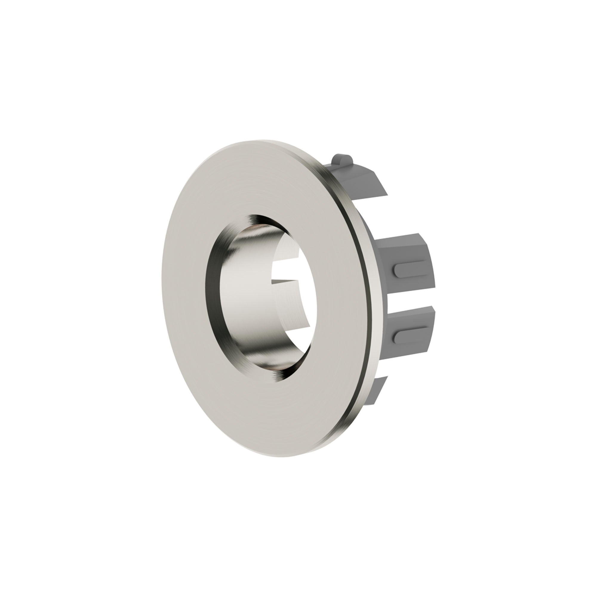 como overflow cover brushed nickel