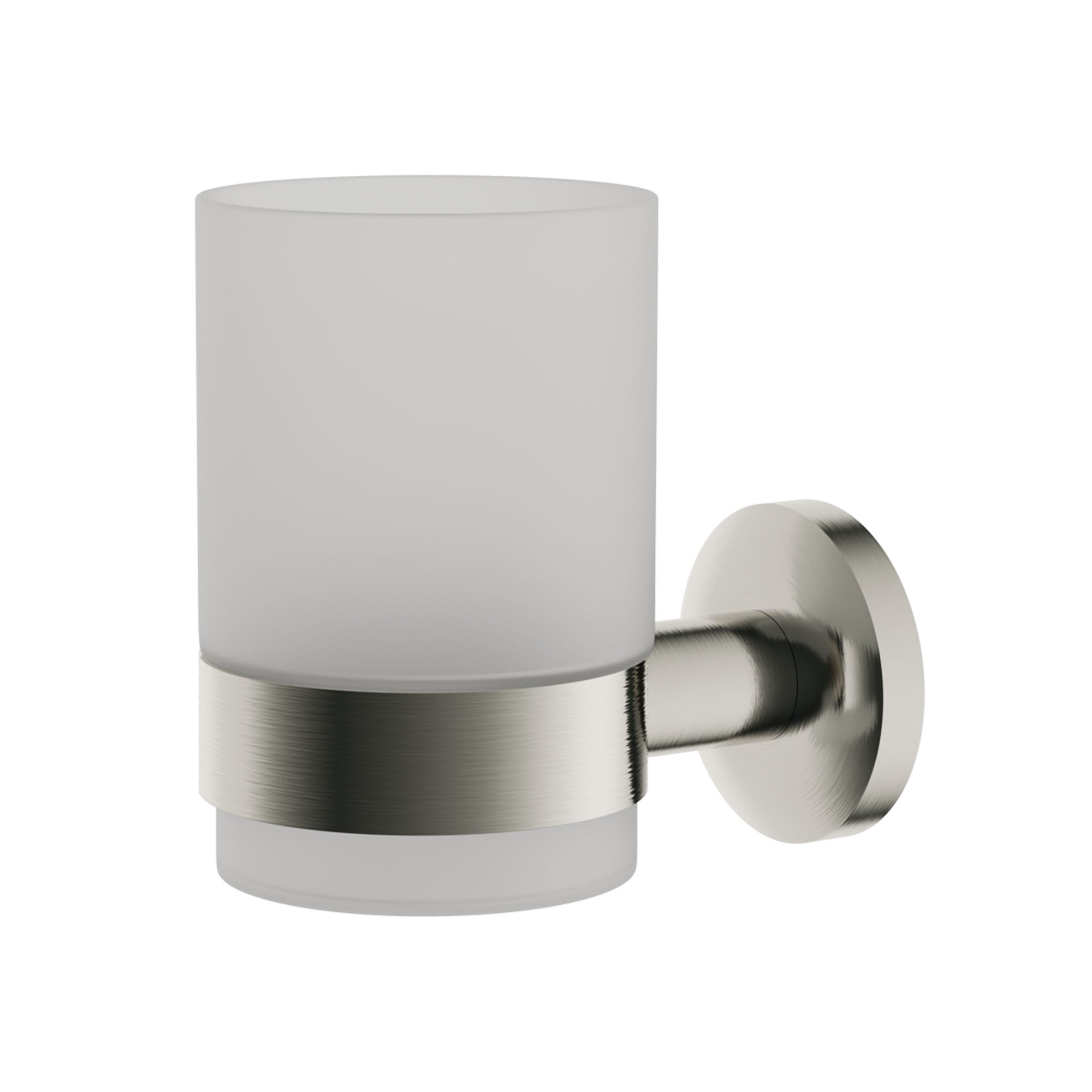 como tumbler holder brushed nickel