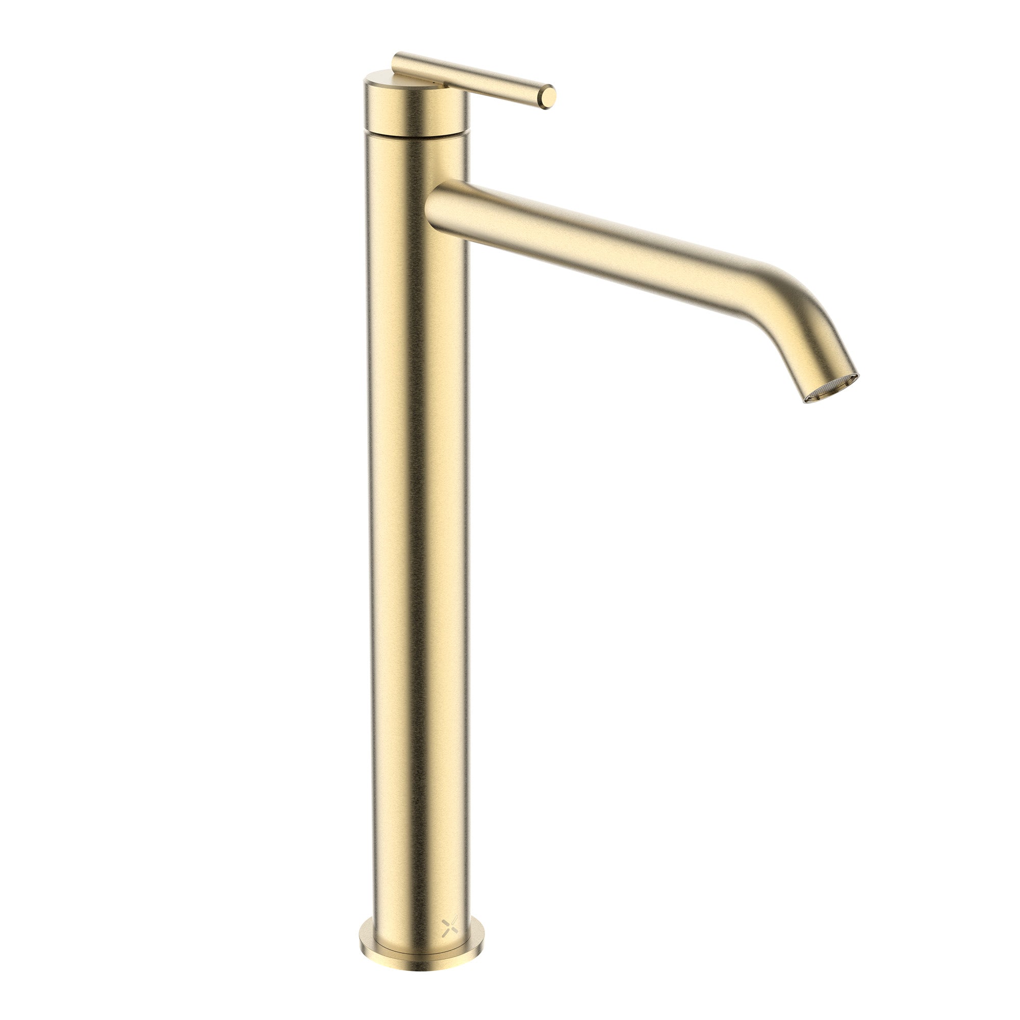 crosswater 3one6 lever tall basin monobloc tap 316 brushed brass