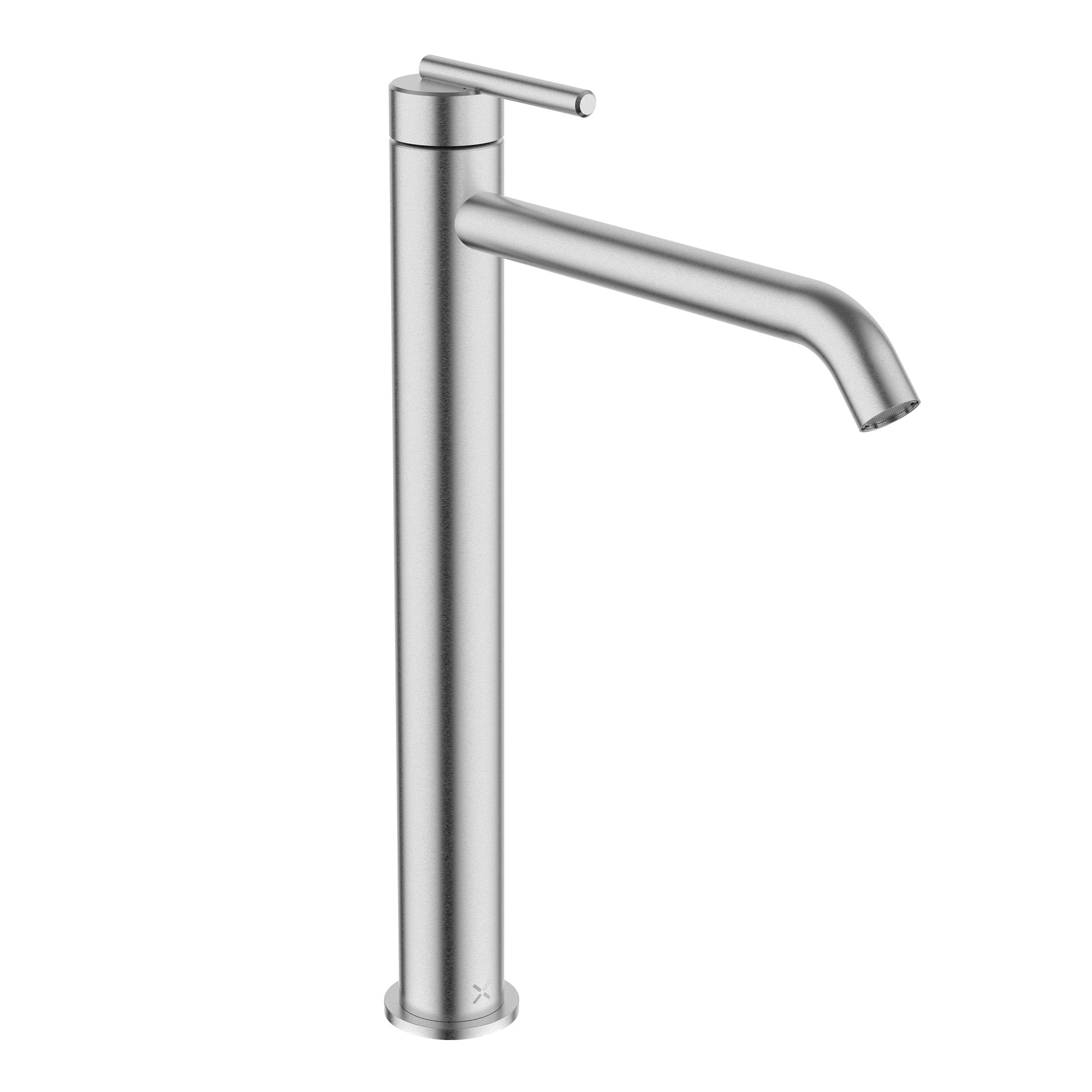 crosswater 3one6 lever tall basin monobloc tap 316 stainless steel