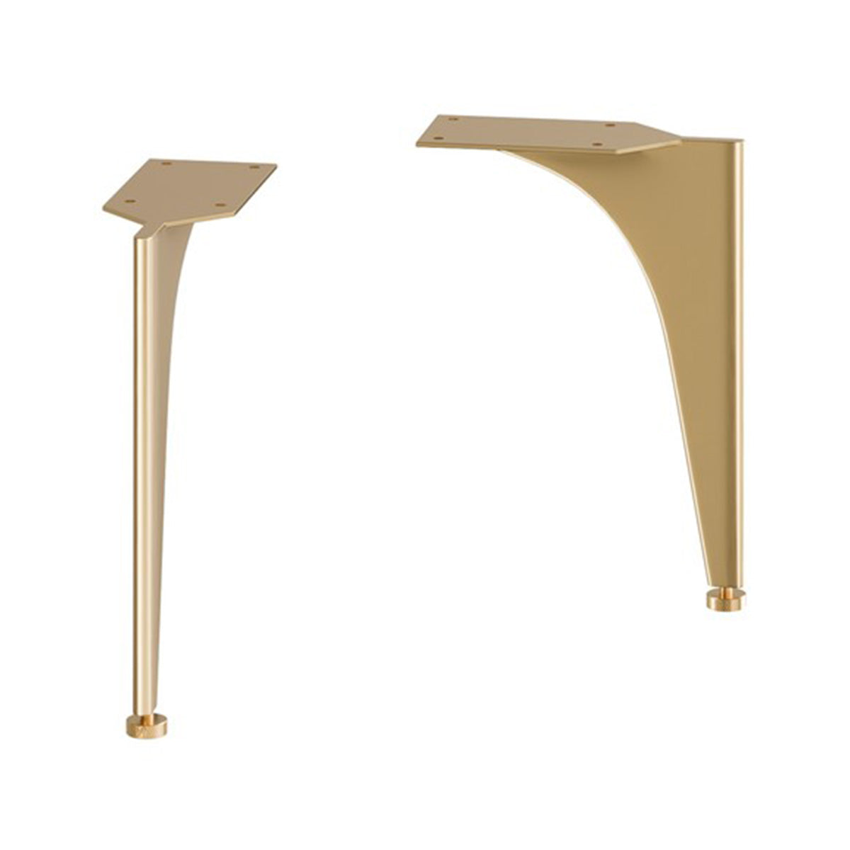 crosswater avenue vanity unit legs pair brushed brass