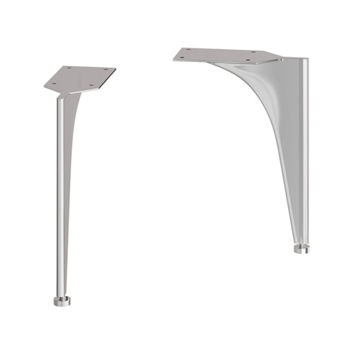 crosswater avenue vanity unit legs pair chrome