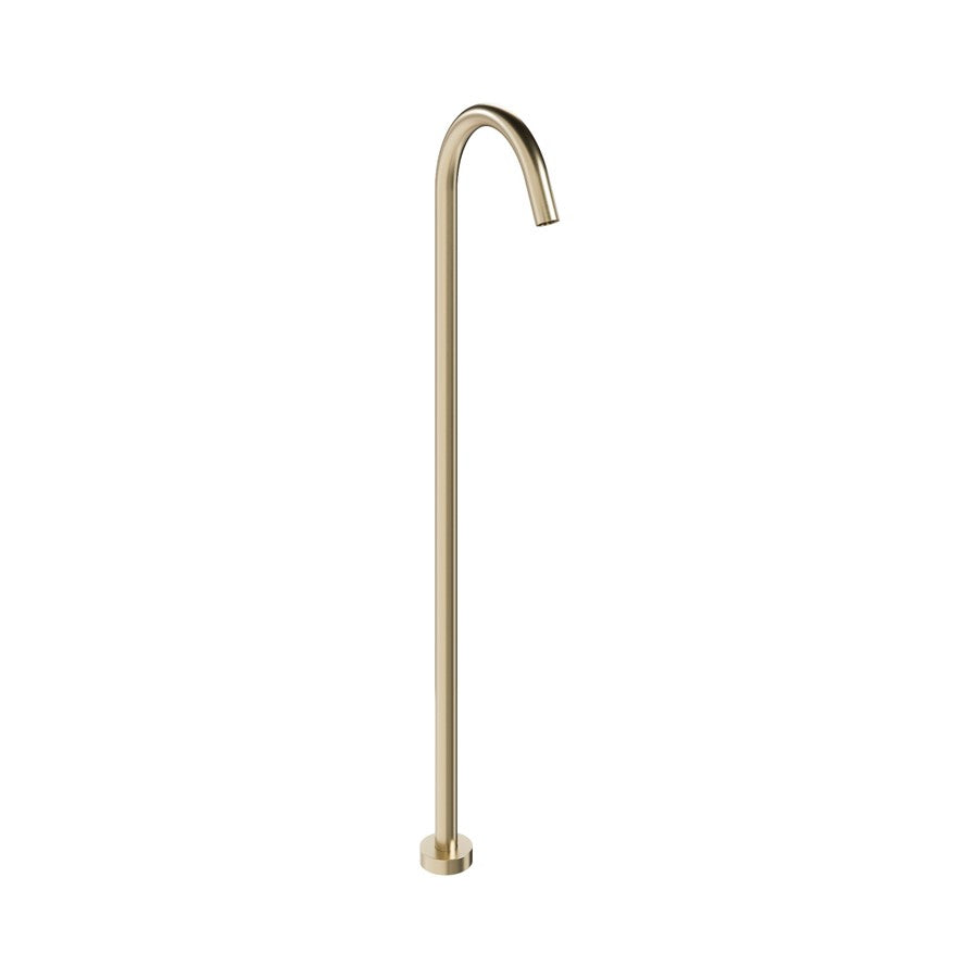 Crosswater Freestanding Bath Spout Brushed Brass
