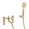 crosswater fuse bath shower mixer brushed brass