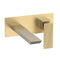crosswater limit 2 hole wall mounted basin mixer tap brushed brass