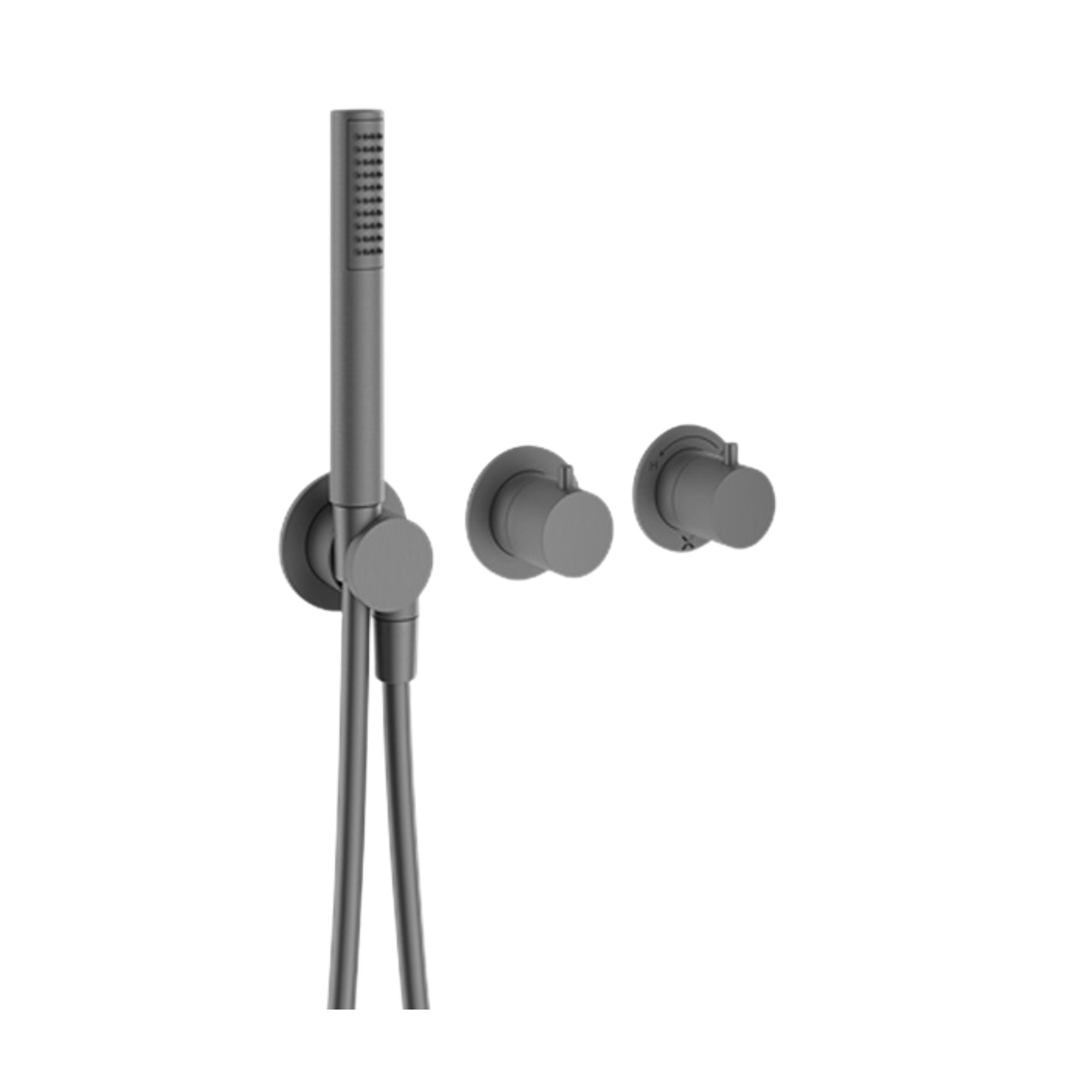 Crosswater Module 2 Handle Thermostatic Shower Valve With Pencil Handset