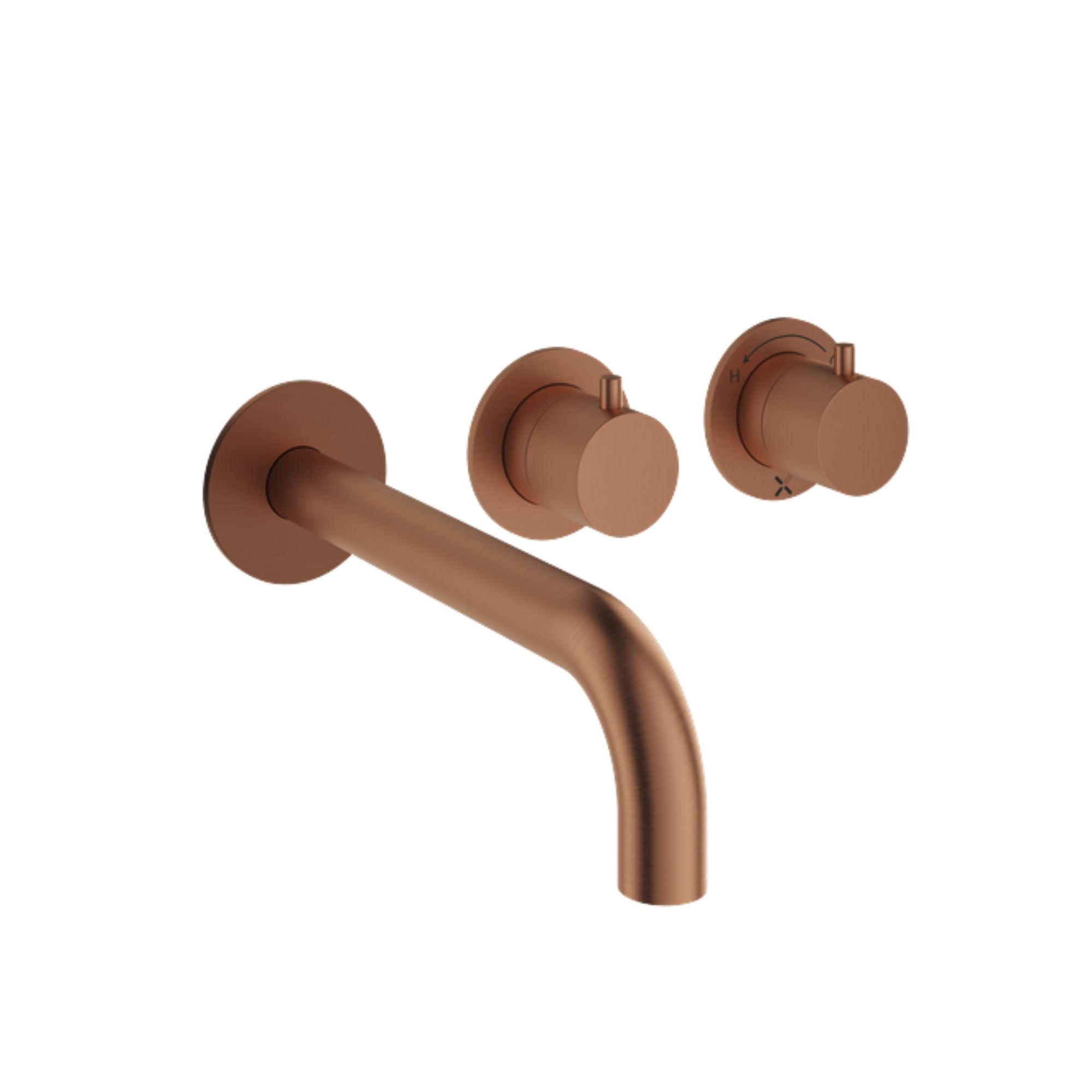 Crosswater Module 3-Hole Wall Mounted Bath Mixer