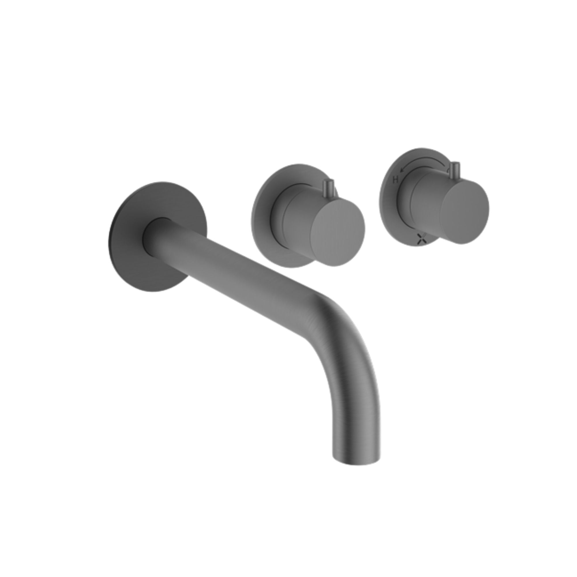 Crosswater Module 3-Hole Wall Mounted Bath Mixer