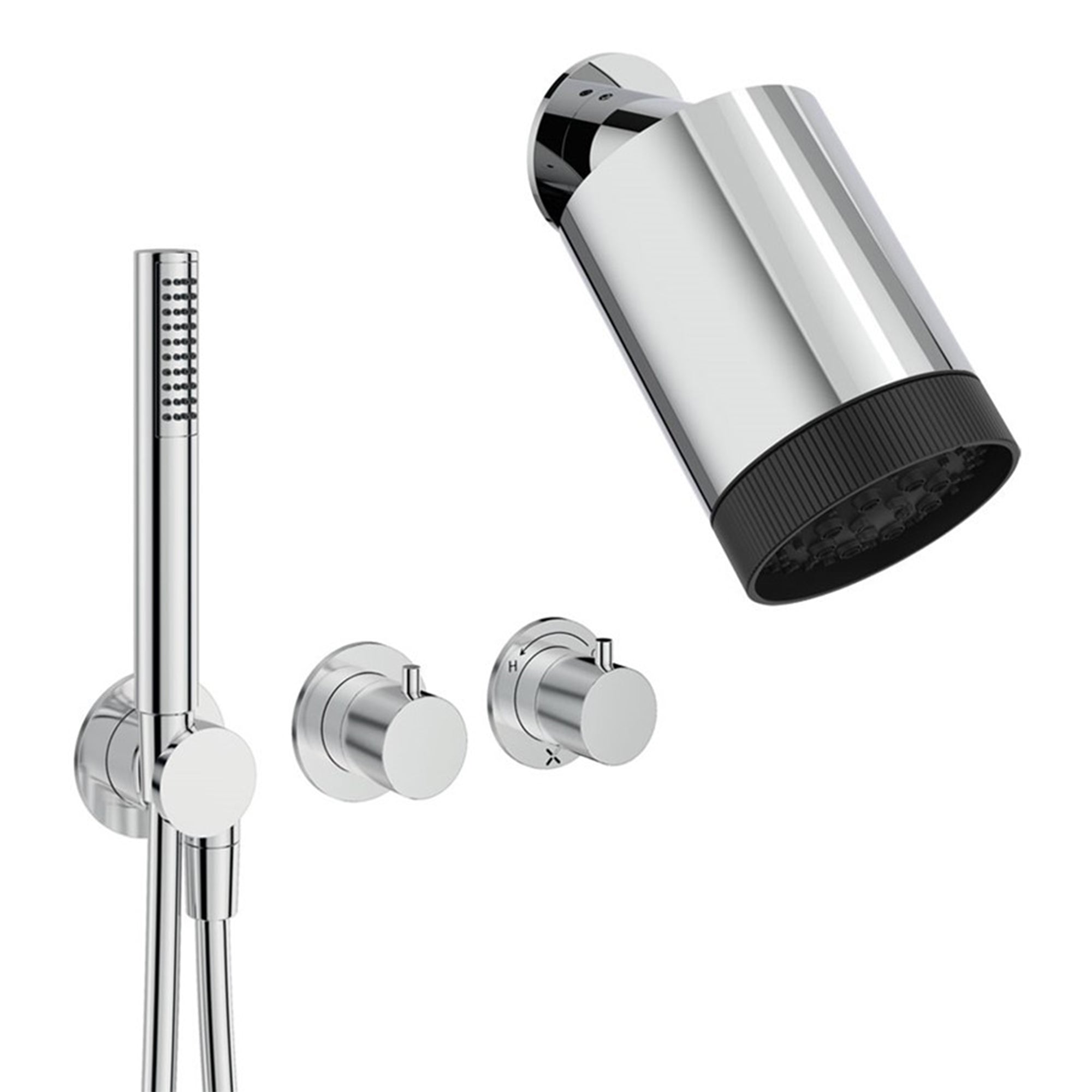 crosswater module plus shower set 3 chrome