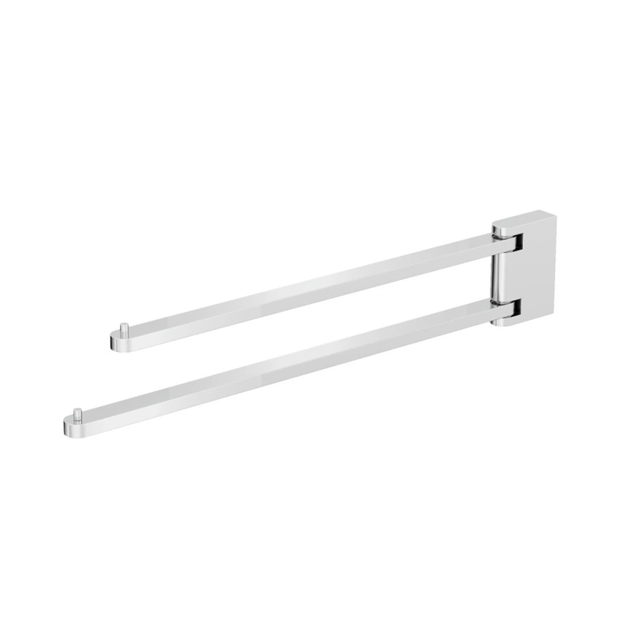 crosswater mpro 2 swivel towel rail chrome