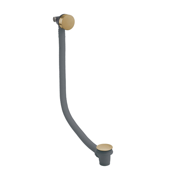Crosswater MPRO Bath Filler With Click-Clack Waste Brushed Brass