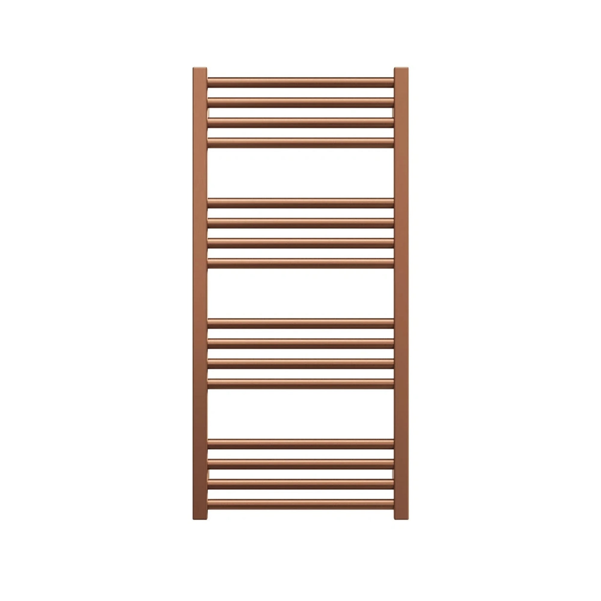 crosswater mpro heated towel rail 430x900mm brushed bronze