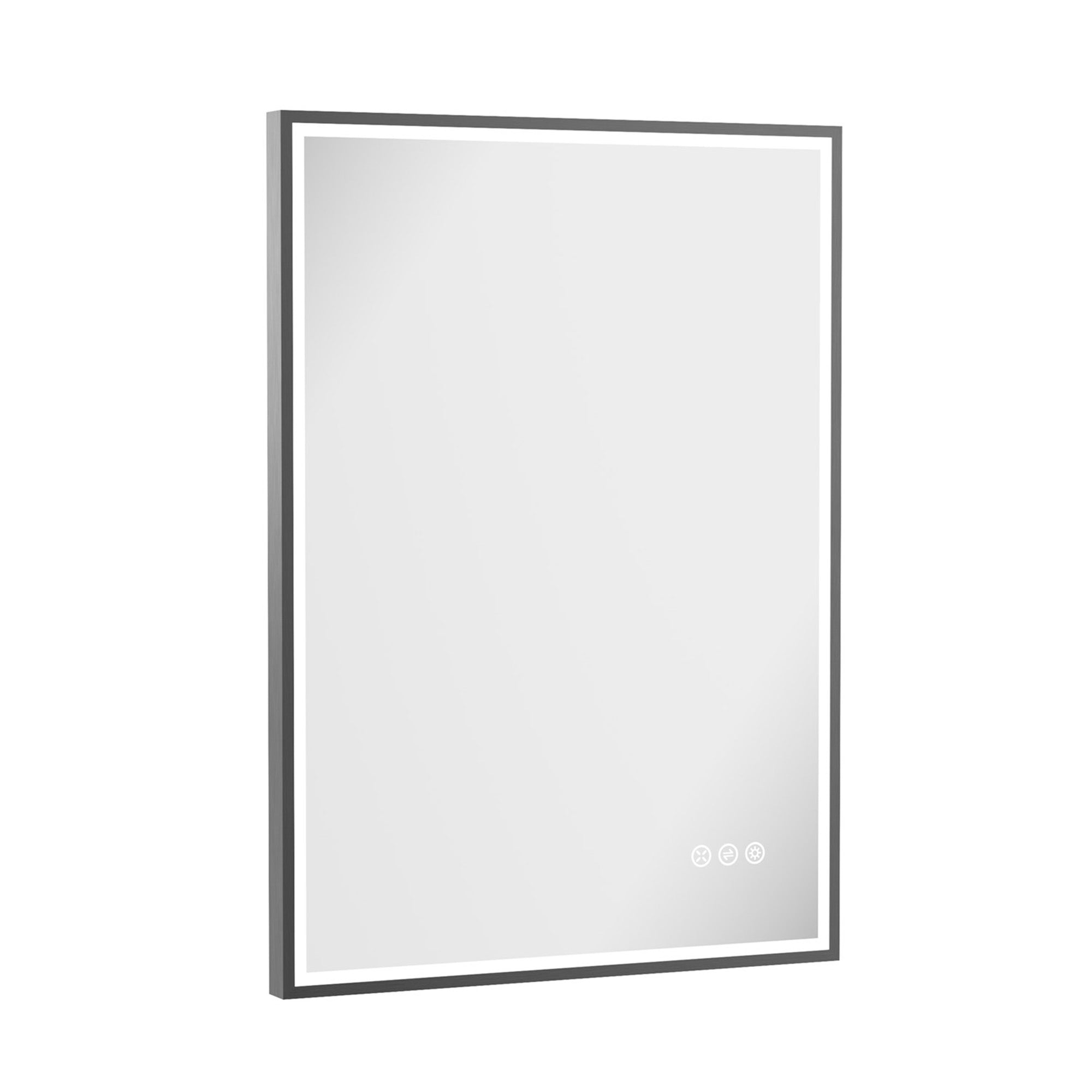 crosswater mpro led mirror 500x700mm slate