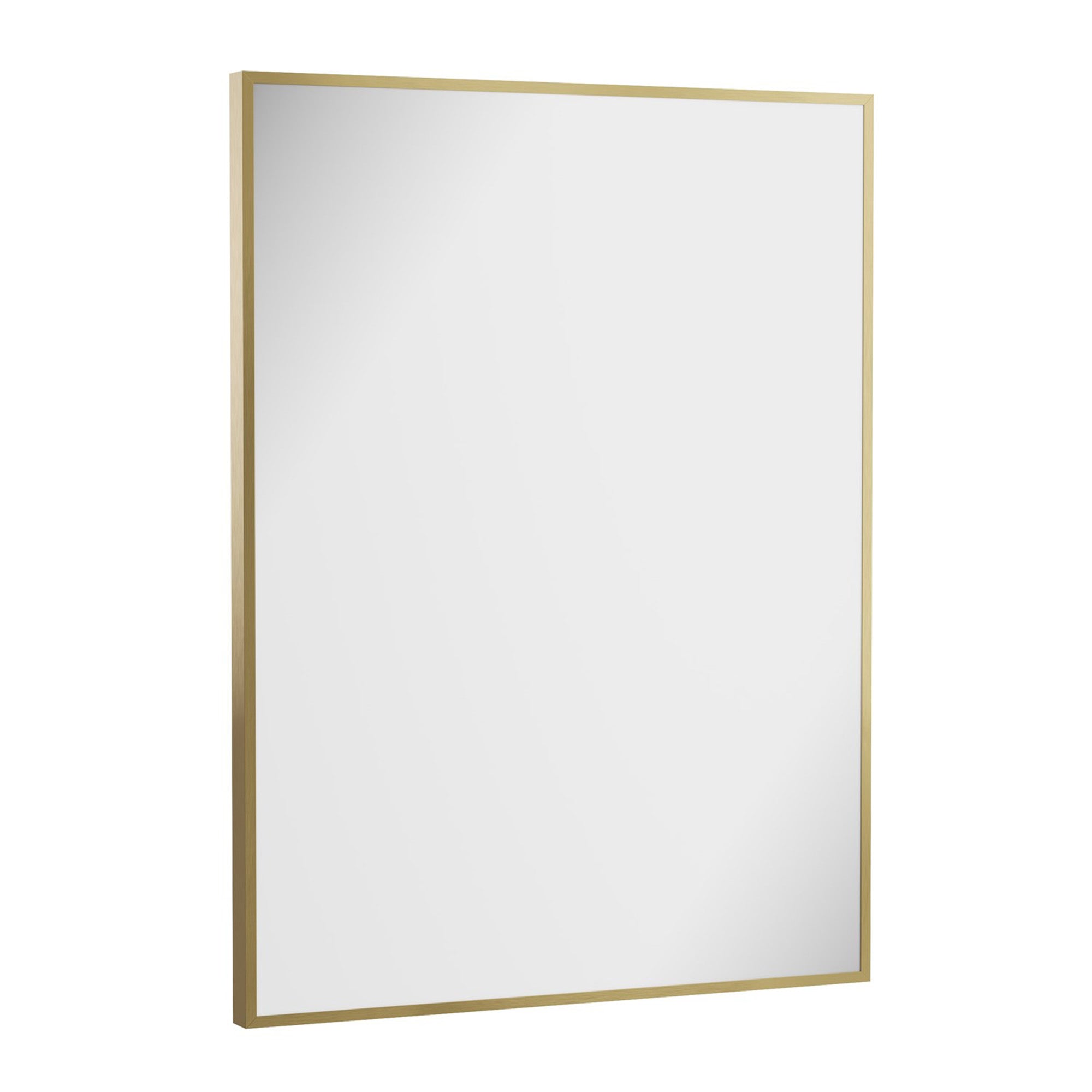 crosswater mpro non led mirror 600x800mm brushed brass