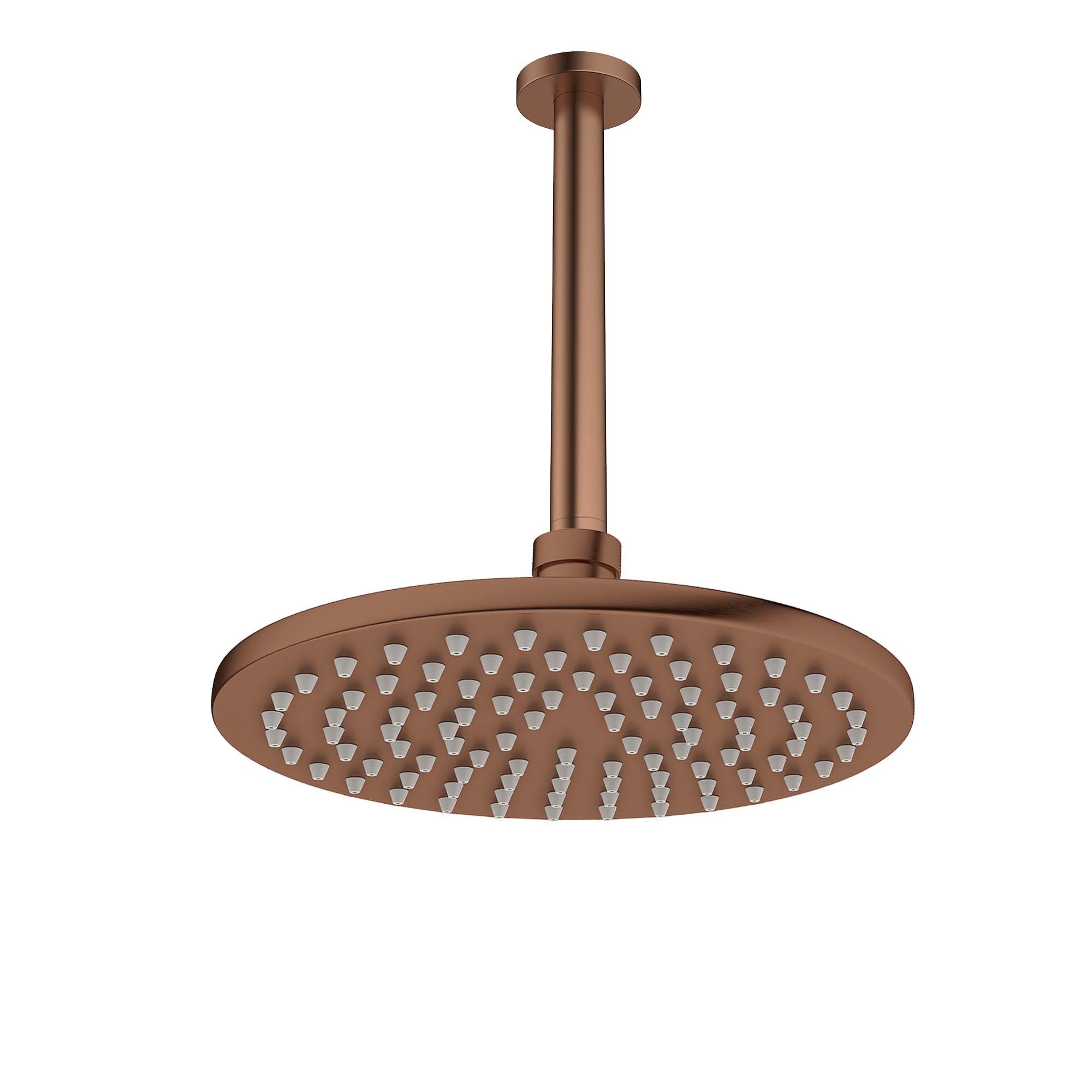 crosswater mpro shower head ceiling mounted brushed bronze