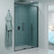 Crosswater OPTIX 10 Single Sliding Shower Door & Optional Side Panel