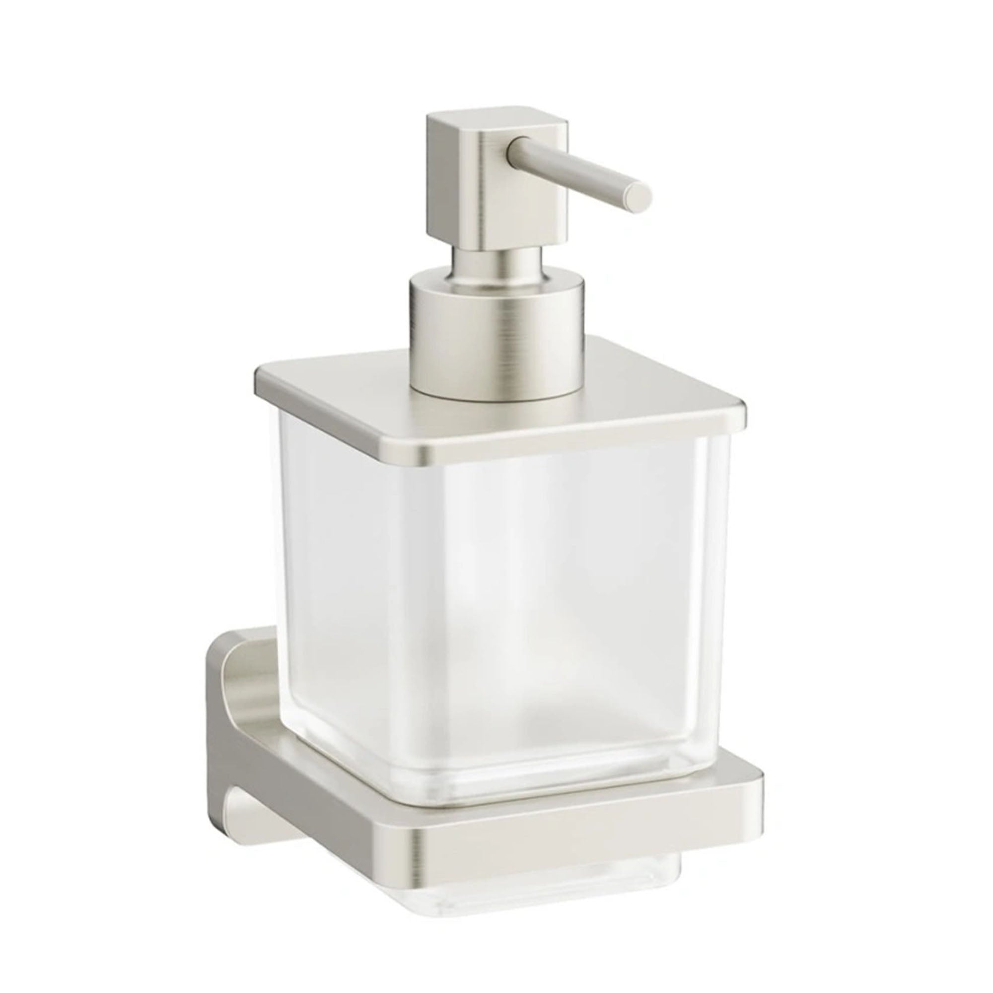 crosswater rotar soap dispenser brushed stainless steel