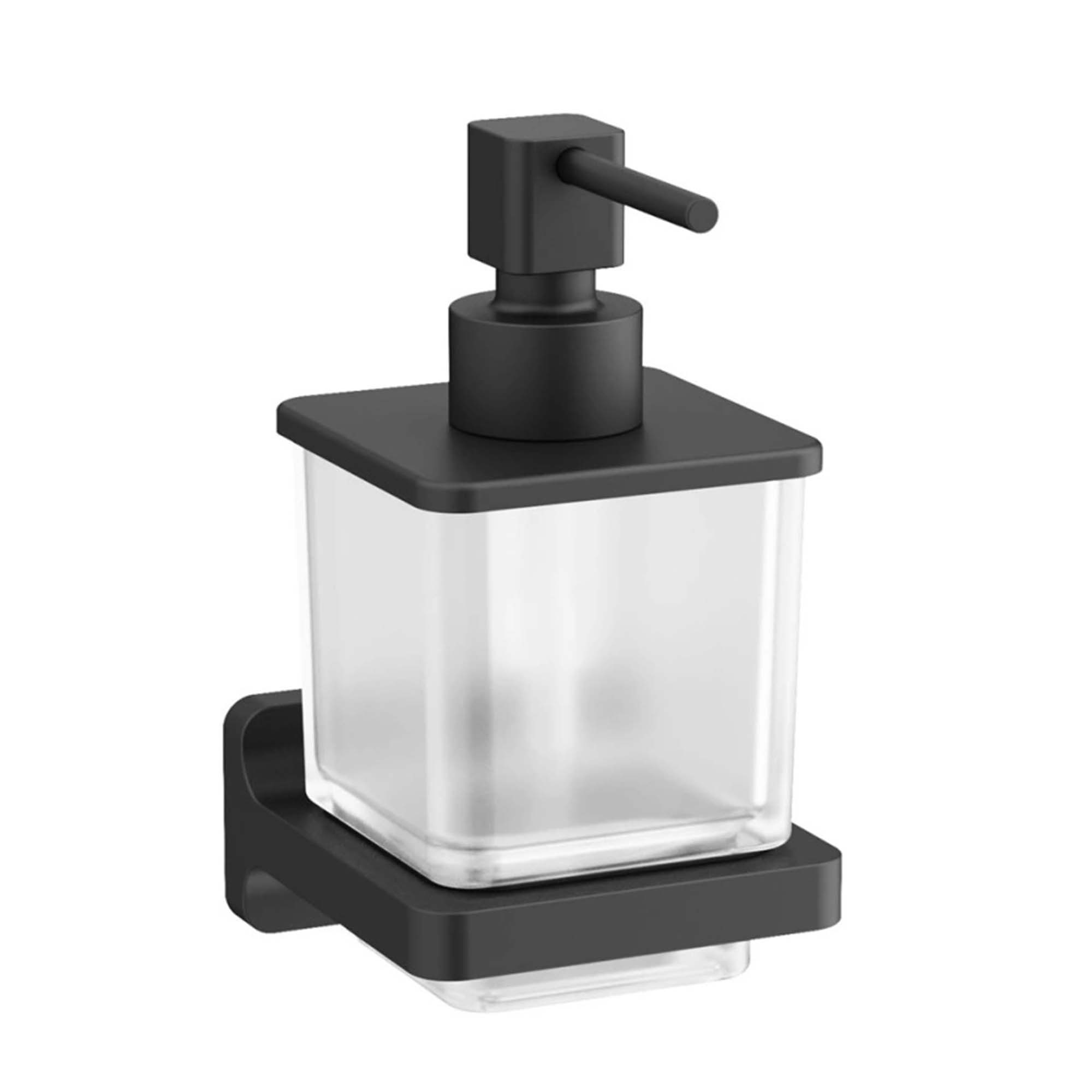 crosswater rotar soap dispenser matt black