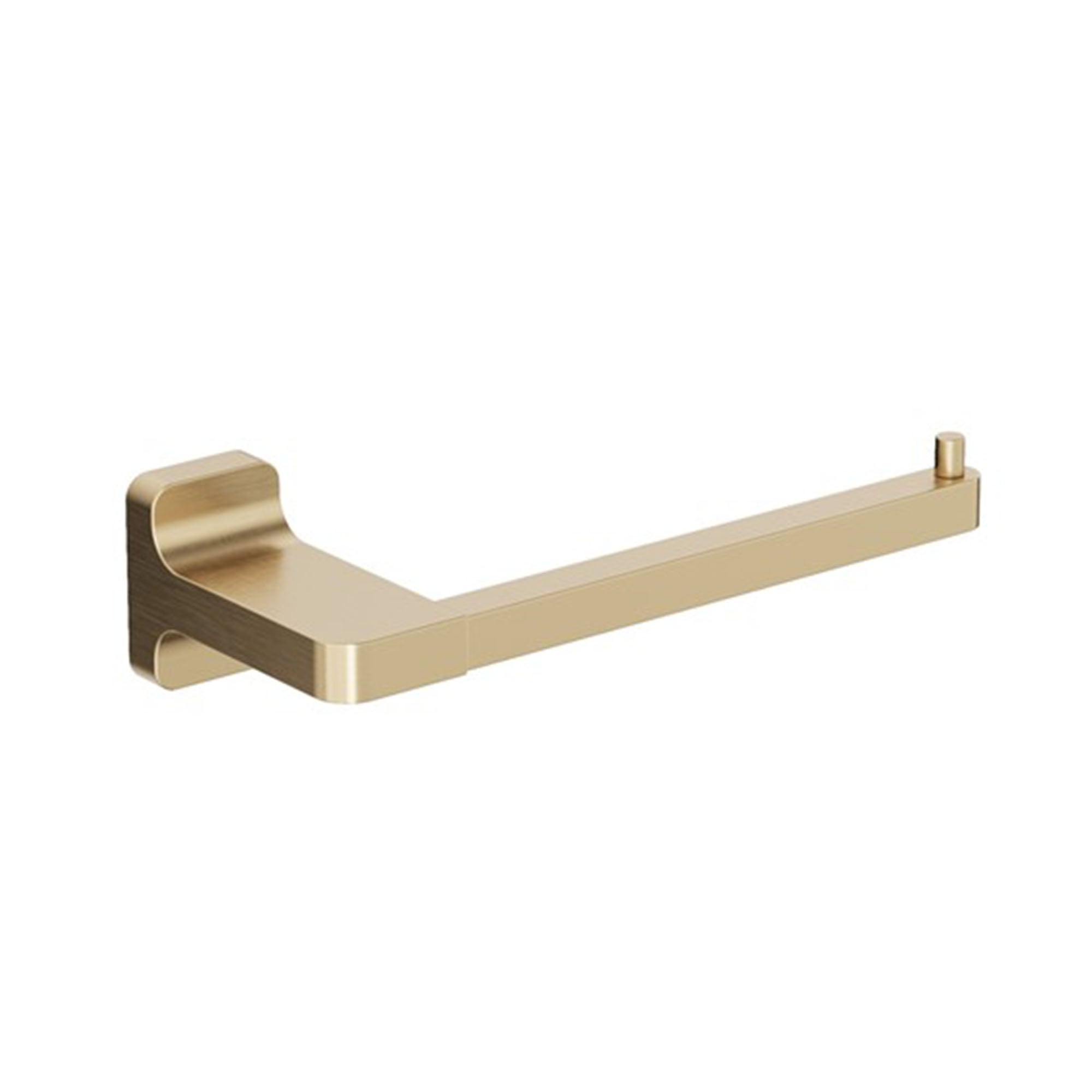 crosswater rotar toilet roll holder brushed brass