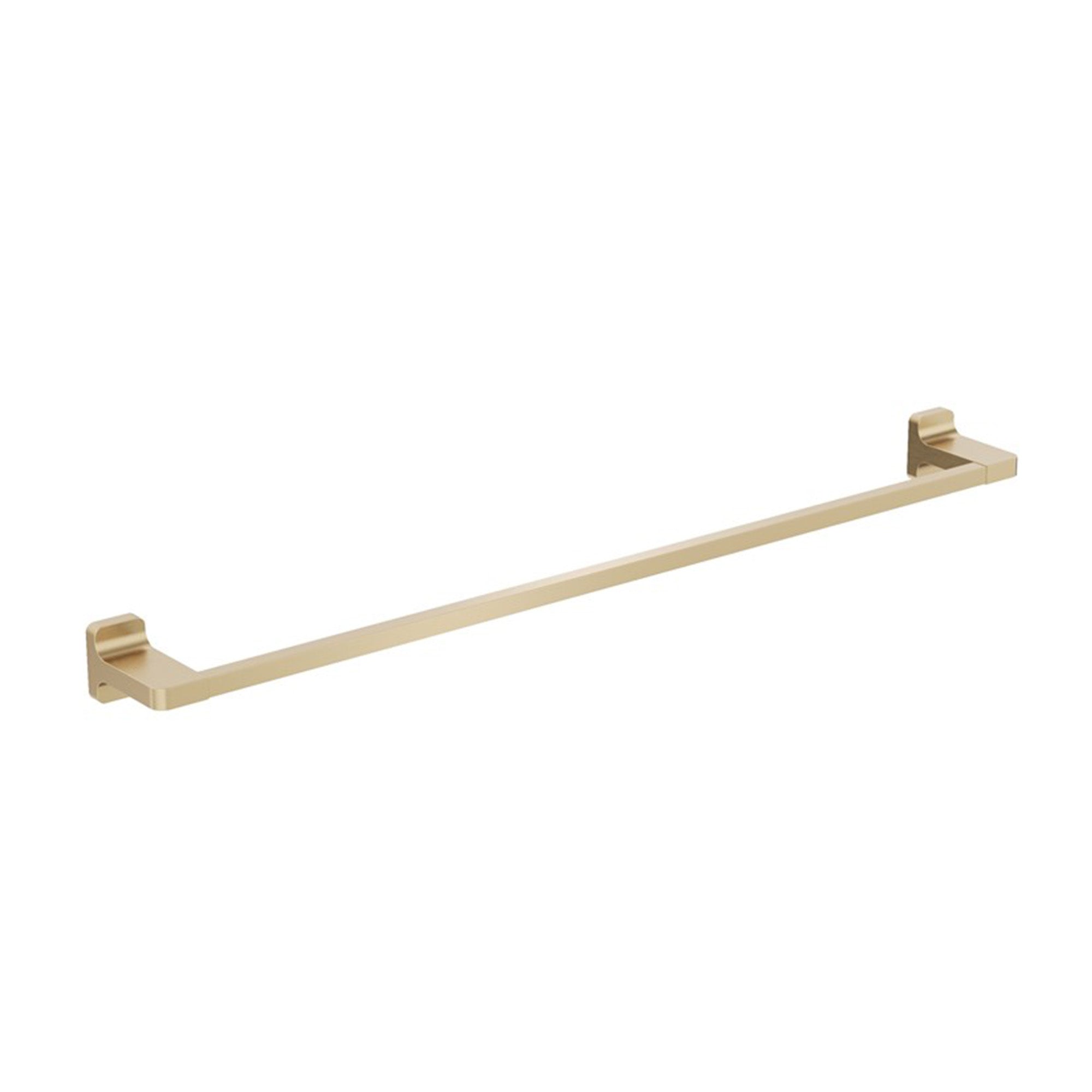 crosswater rotar towel rail 600mm brushed brass