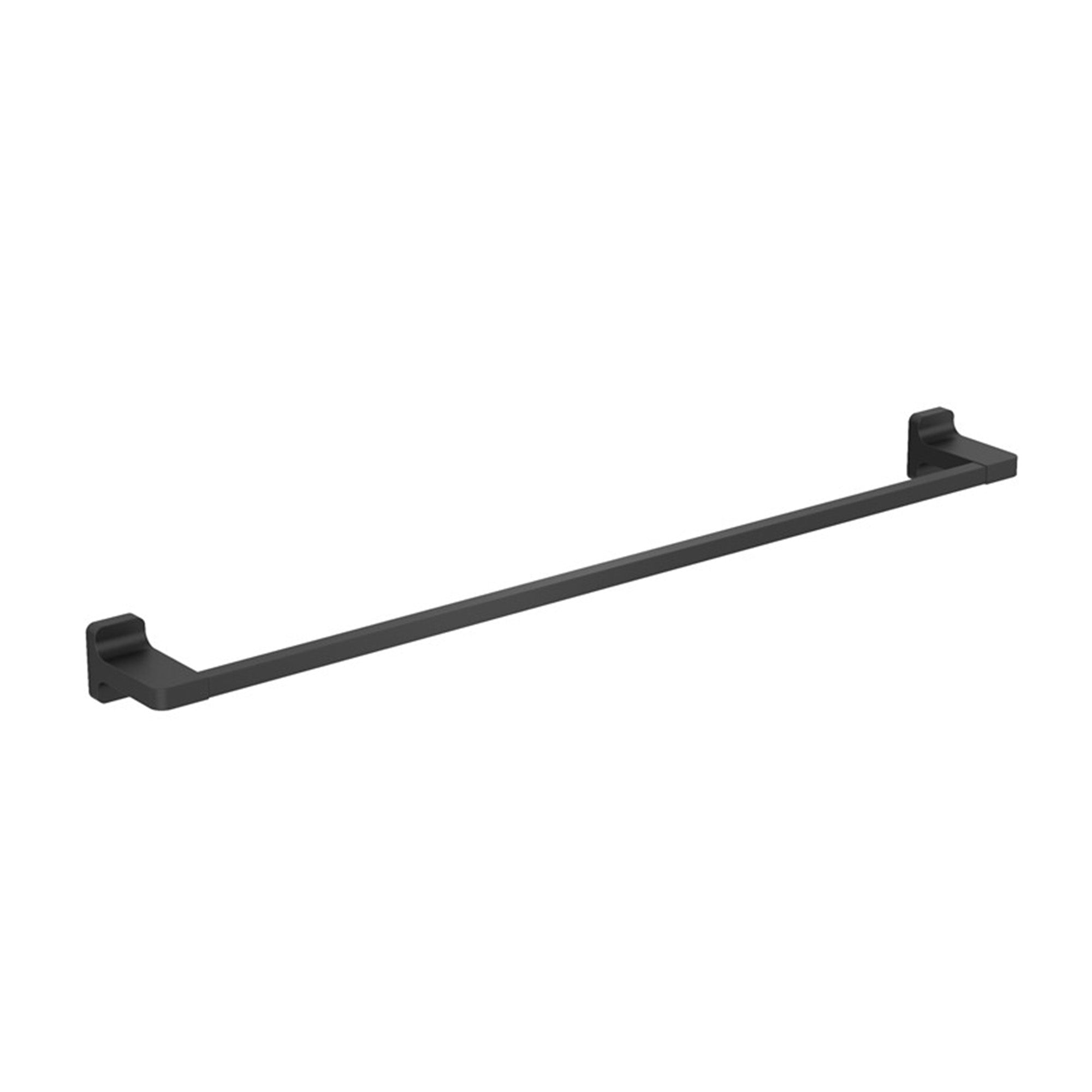 crosswater rotar towel rail 600mm matt black