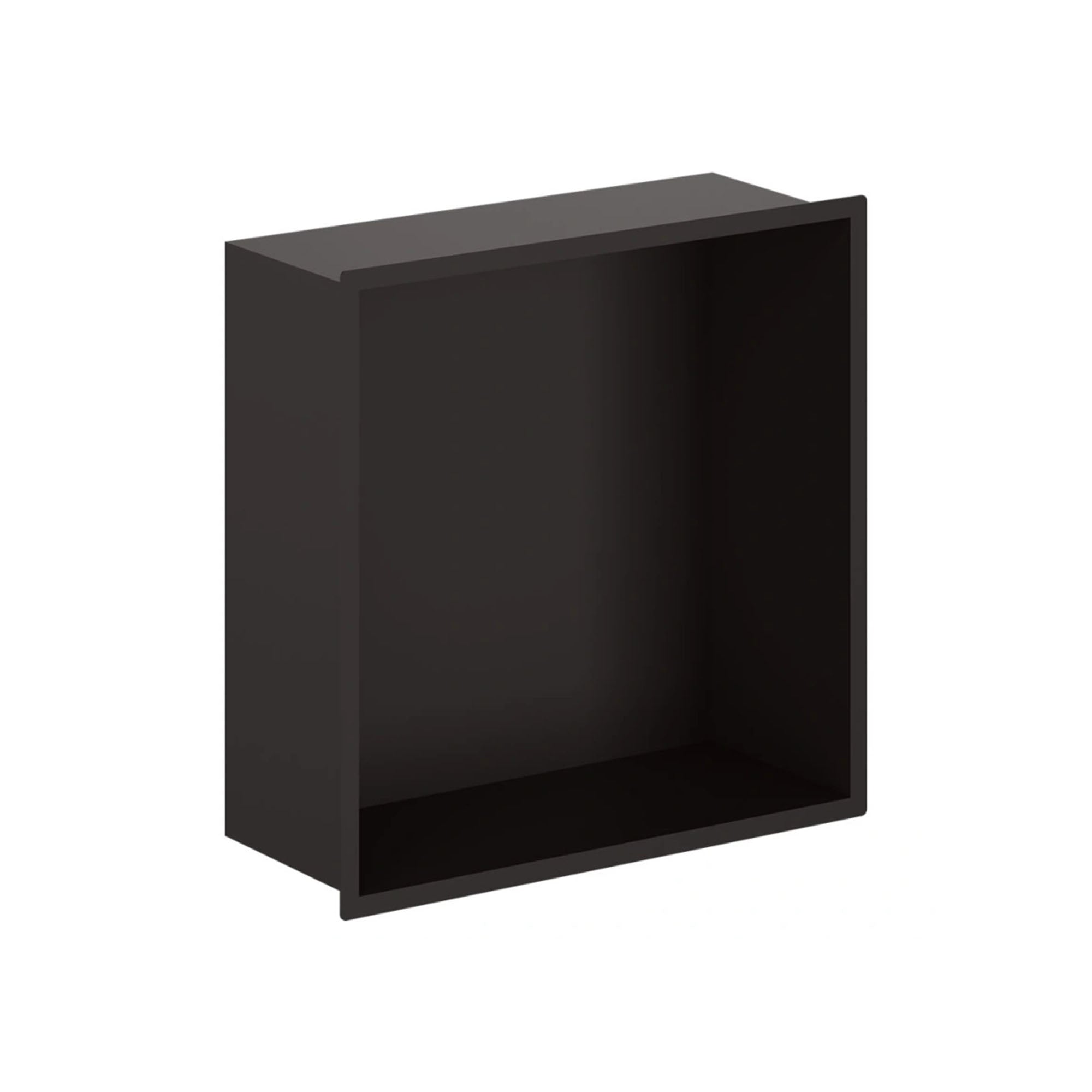 crosswater shower niche 305x305mm matt black