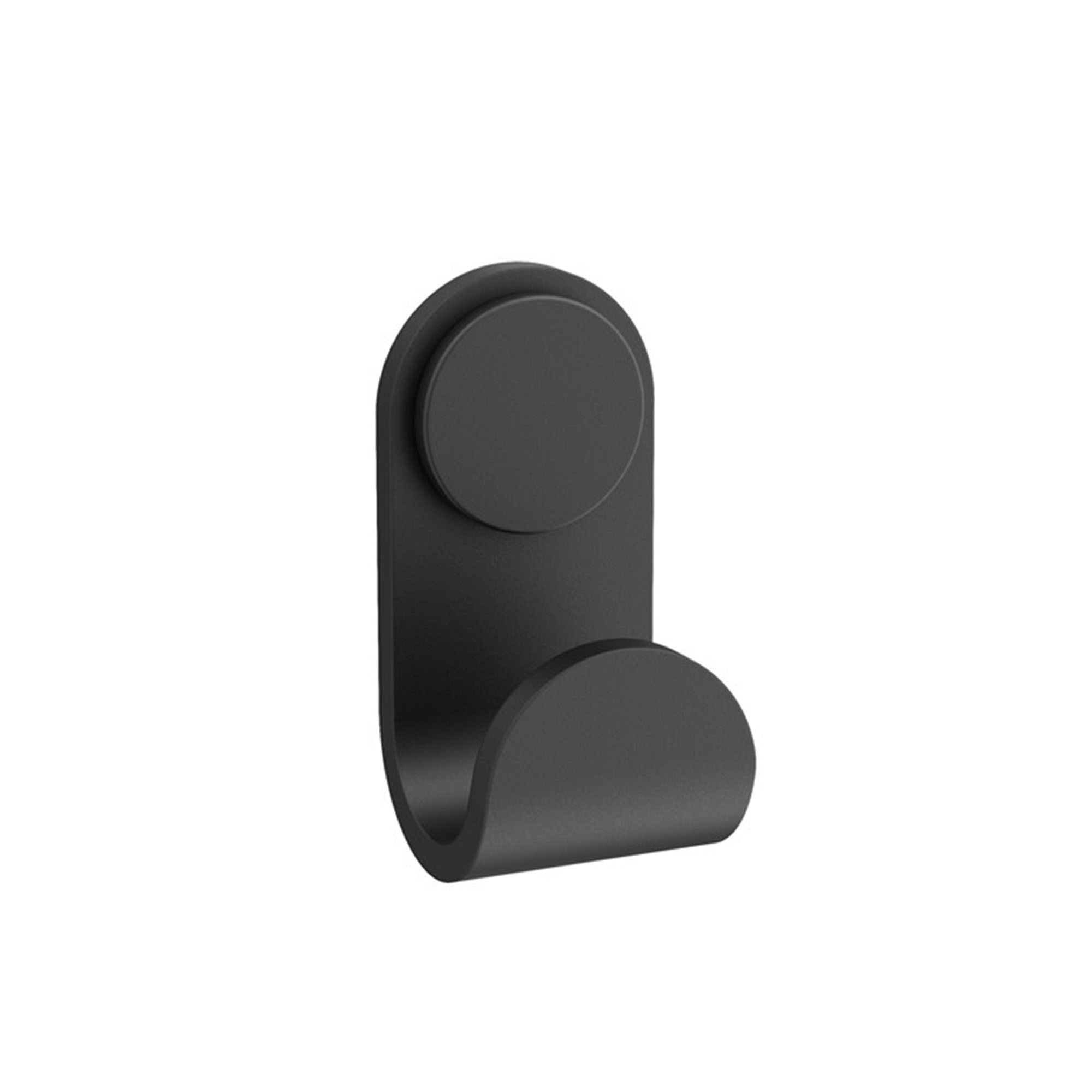 crosswater velo single round robe hook matt black