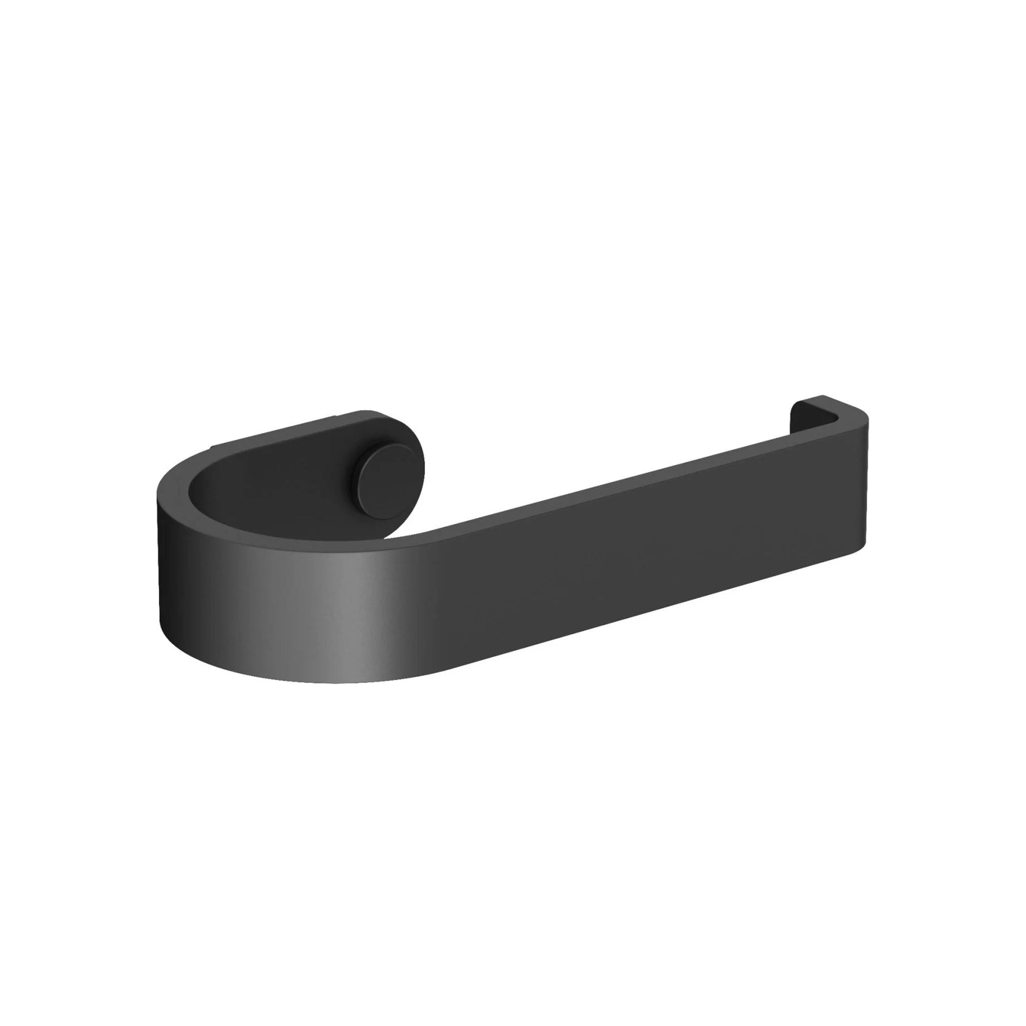 crosswater velo toilet roll holder matt black