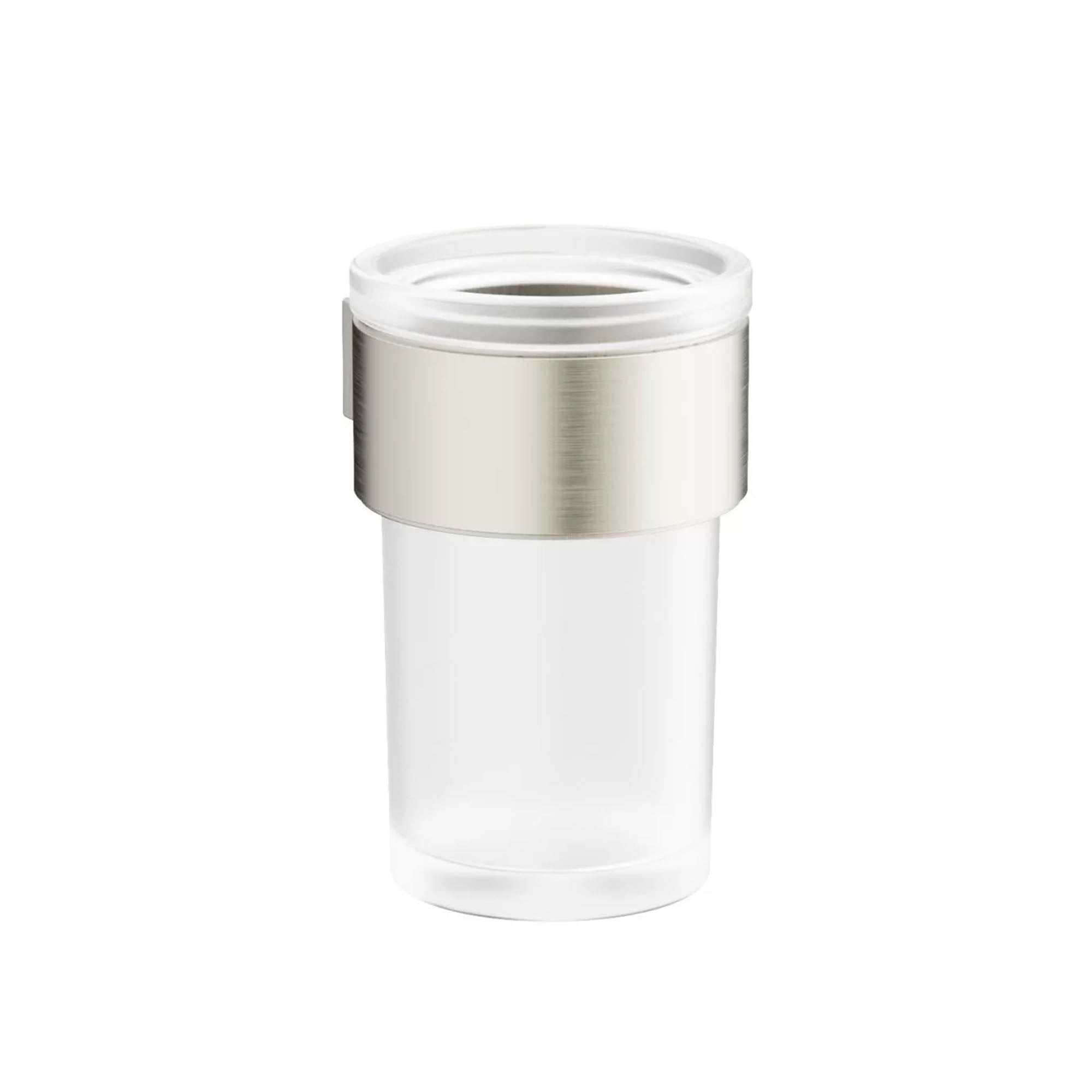 crosswater velo tumbler holder brushed stainless steel