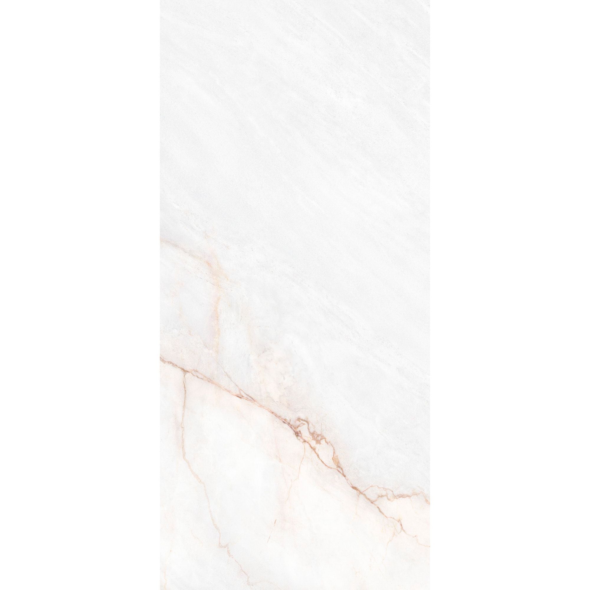 Dahlia White 4D Marble Effect Porcelain Tile 60x120cm Polished Deluxe Bathrooms