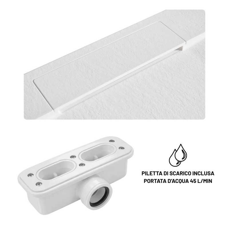Serenity Quad Non-Slip Slate Shower Tray