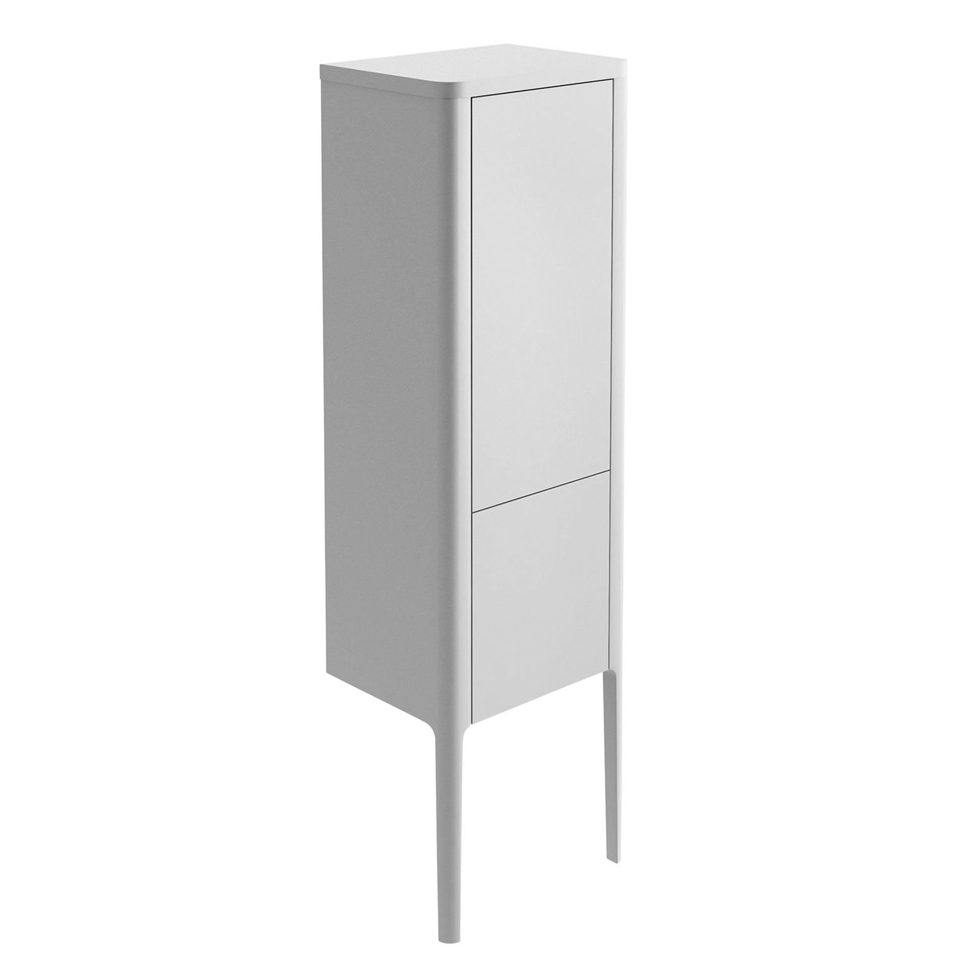 doro floorstanding tall storage cabinet white