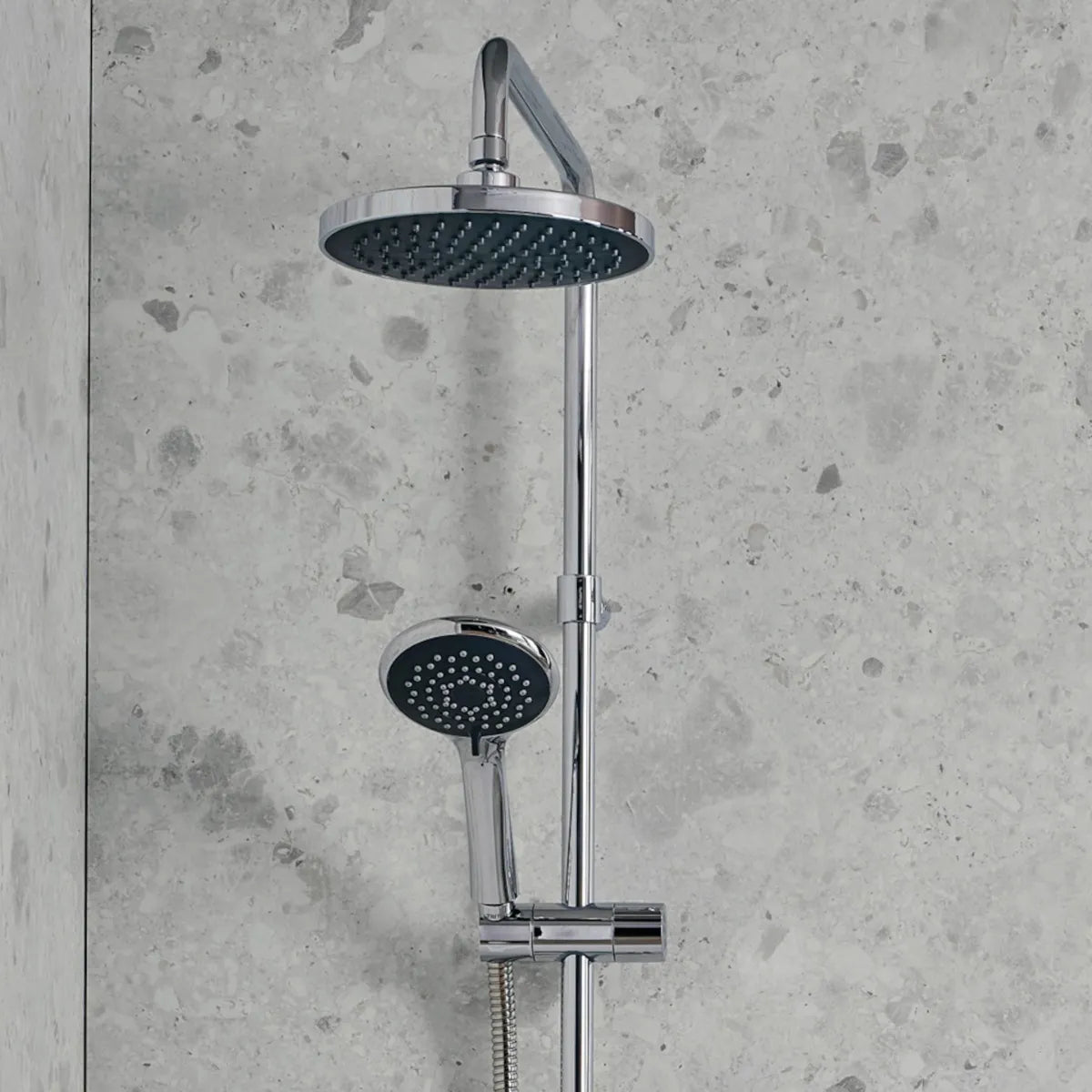 Triton DuElec Chrome Diverter Rail Kit For T90SR Dual Outlet Electric Showers