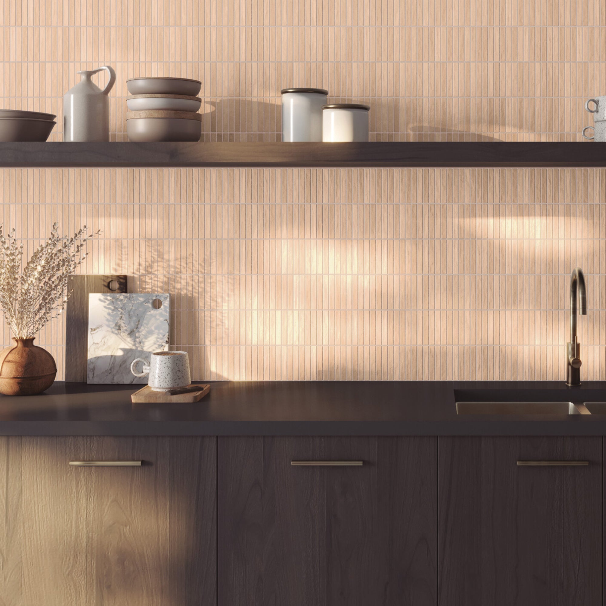 harmony duna sand decor wall tile 20x20cm matt