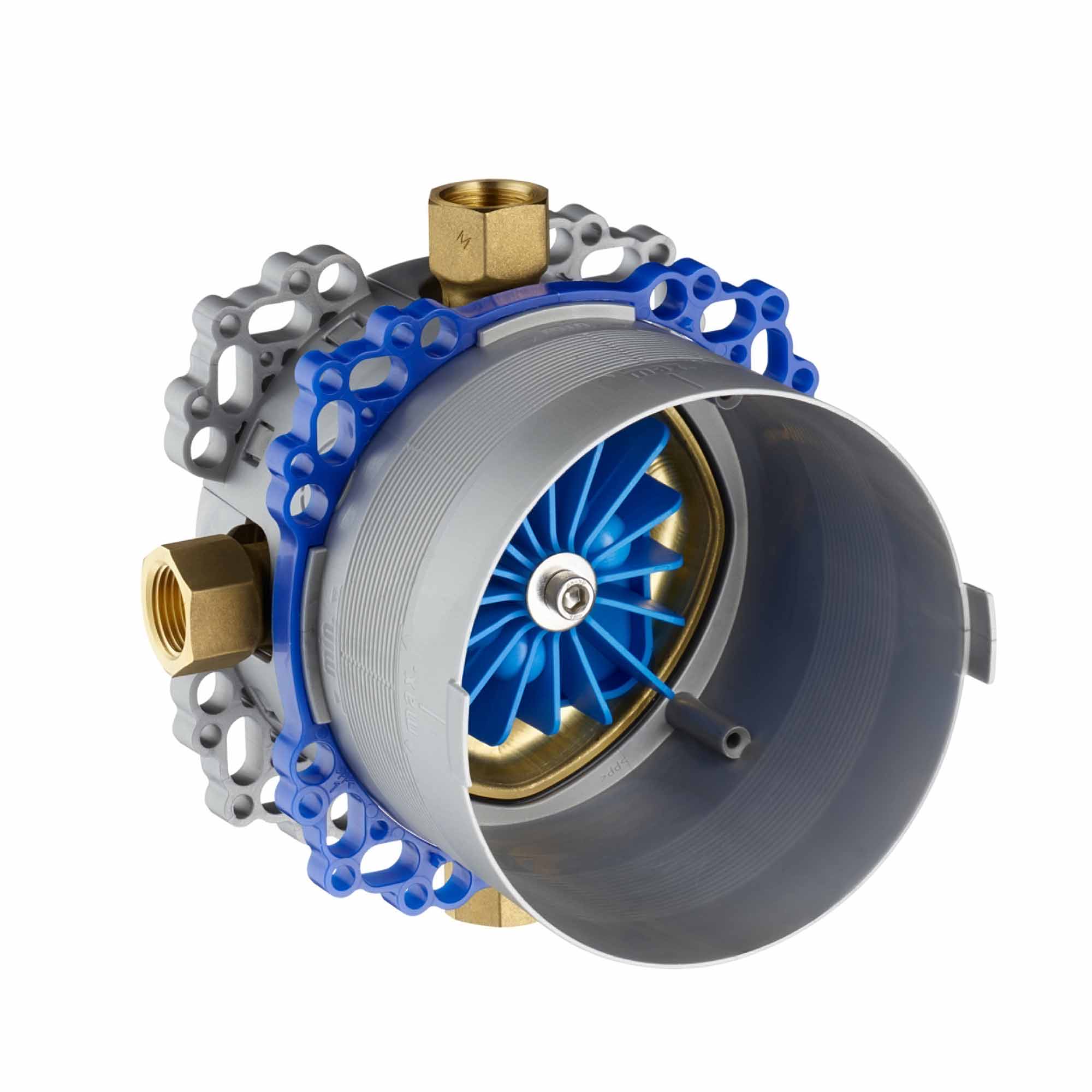 duravit bluebox 2 outlet round shower valve