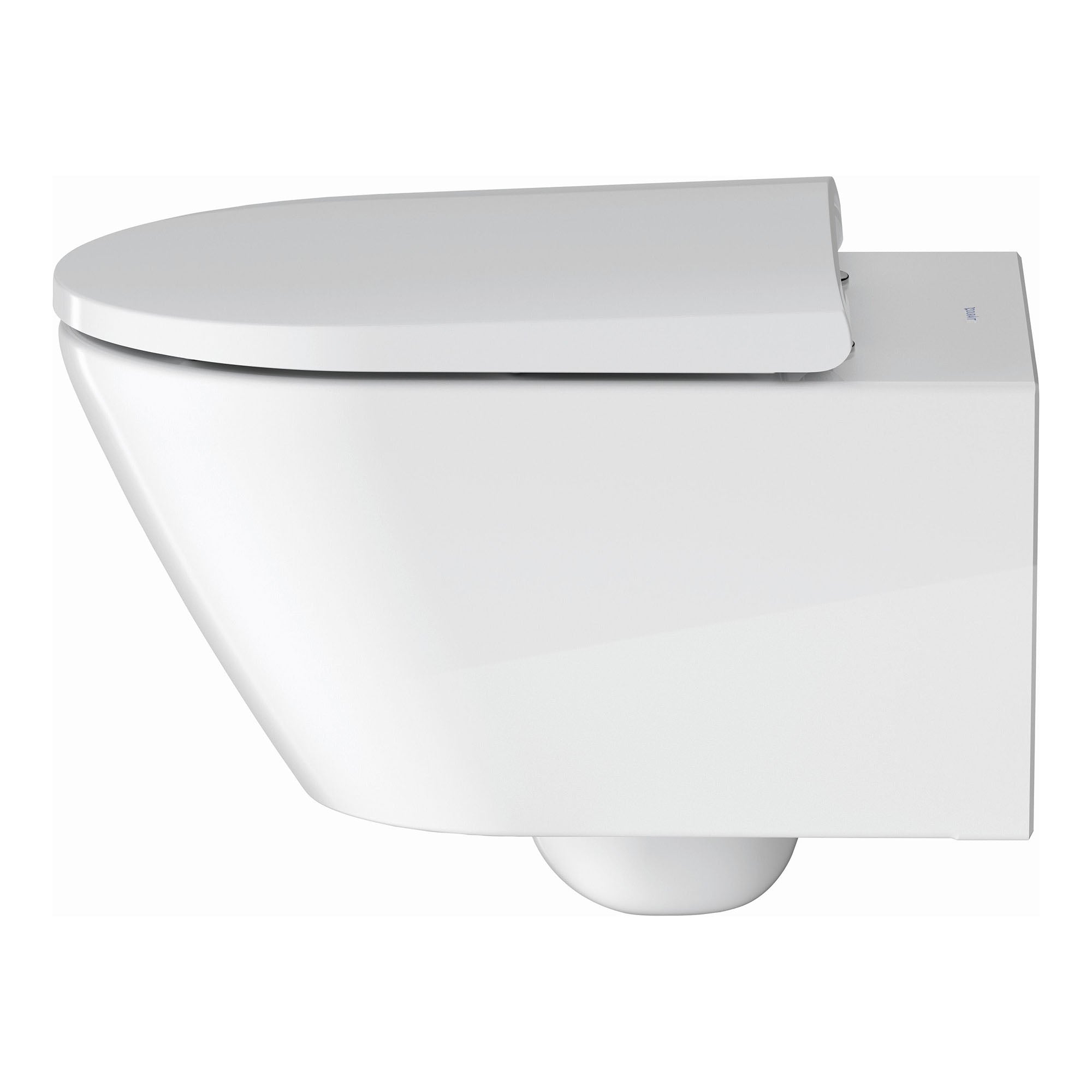 duravit d neo rimless wall hung wc with soft close seat white gloss