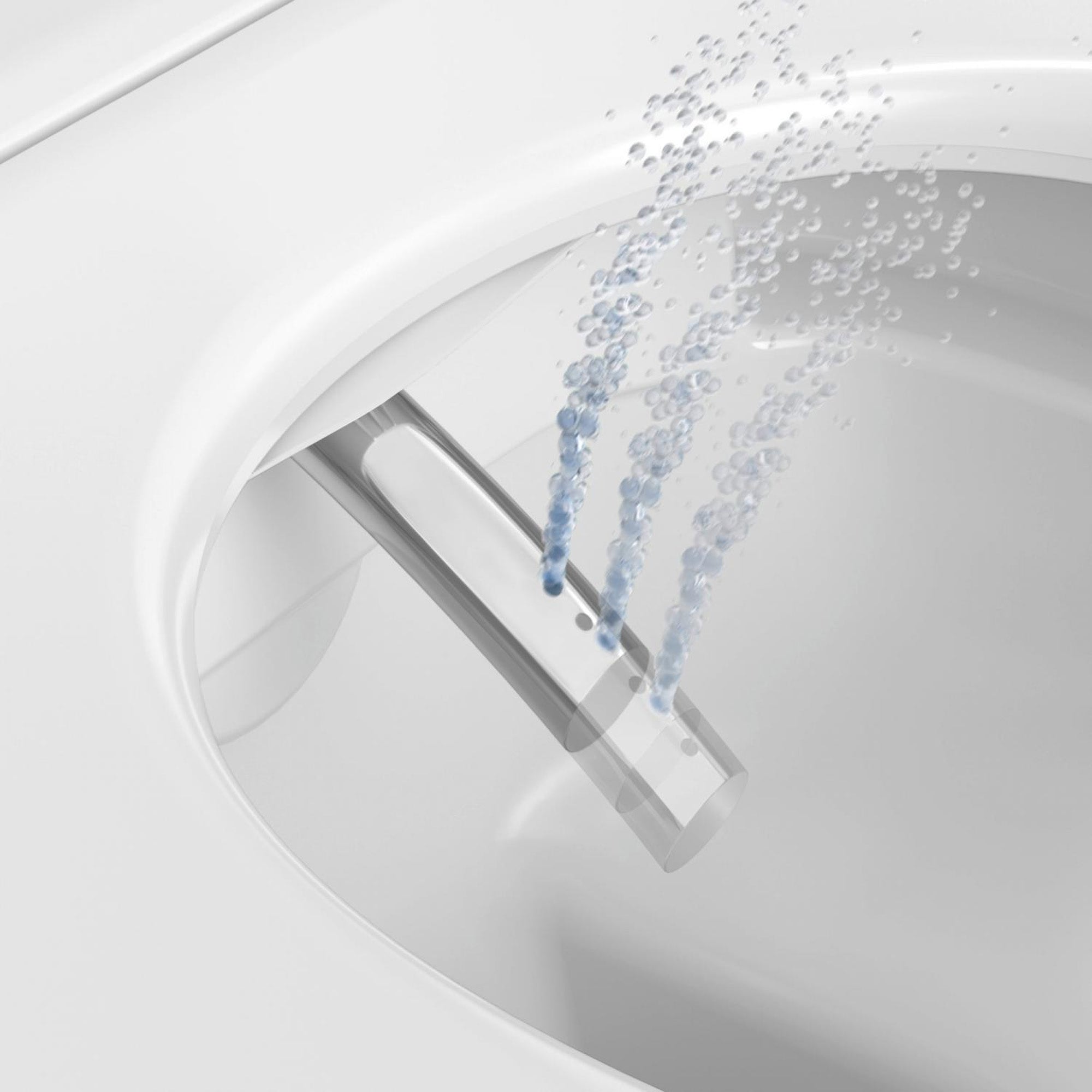 Duravit Sensowash D-Neo Rimless Wall Mounted Shower WC With Soft Close Toilet Seat Spray Function