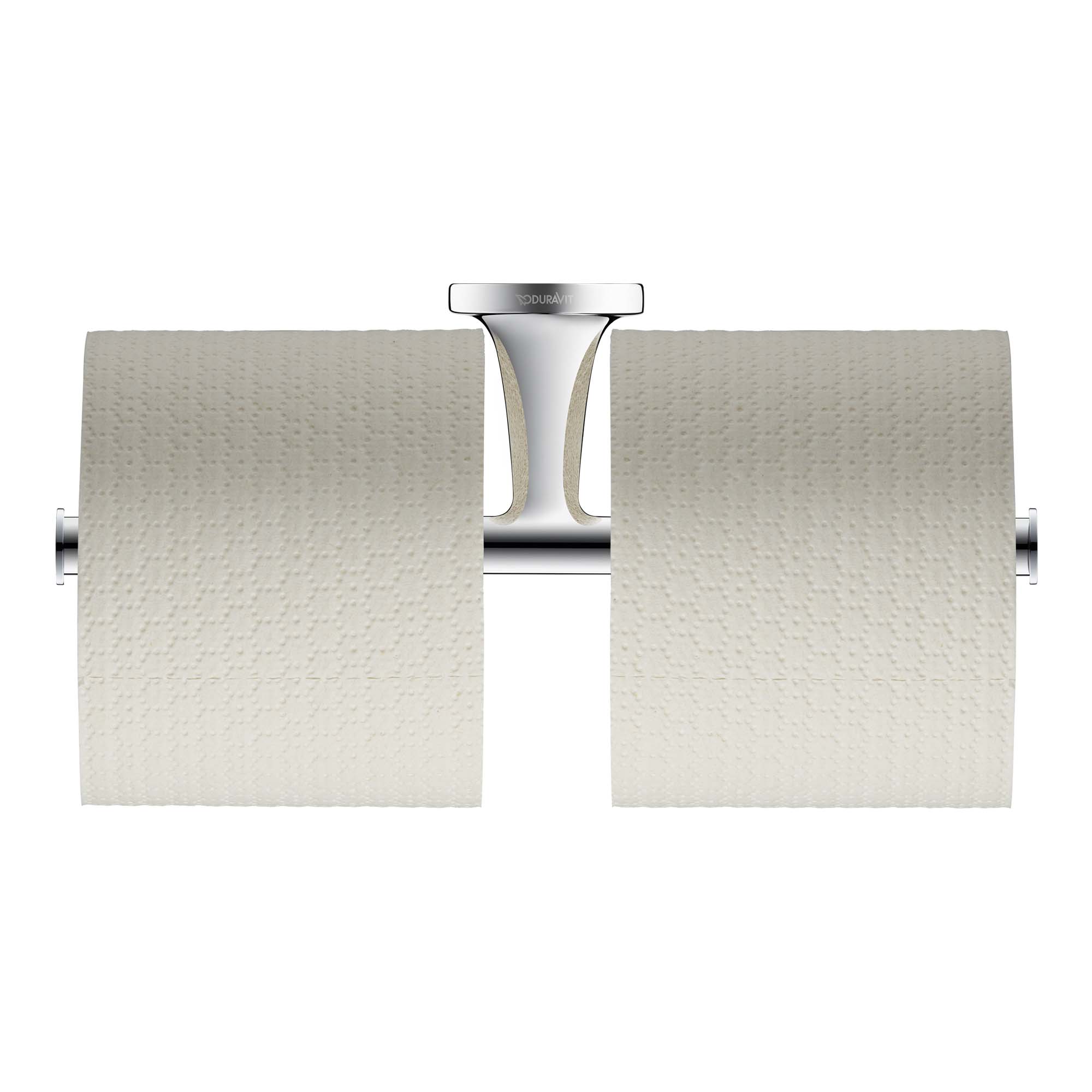 duravit starck-t double toilet roll holder chrome