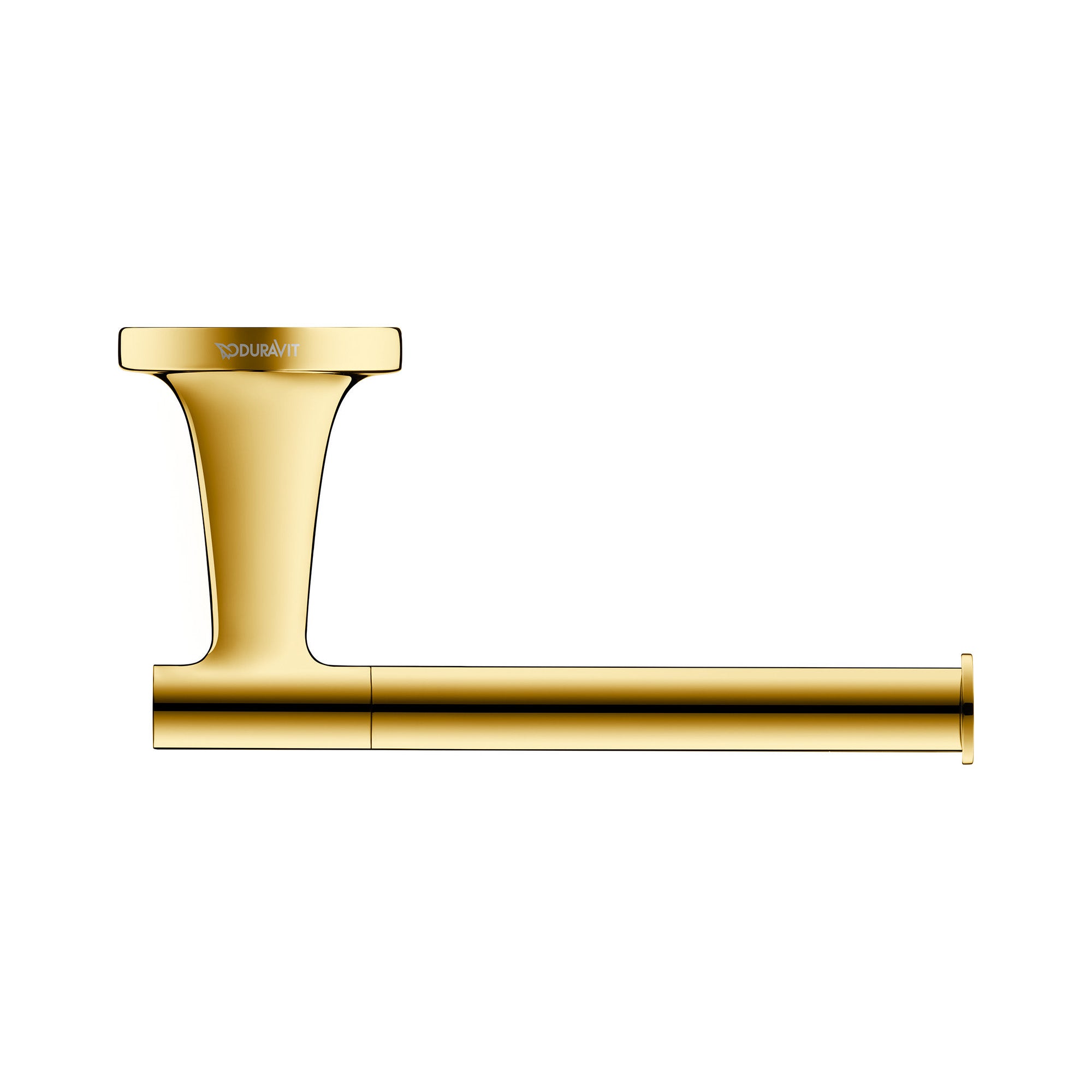 duravit starck-t toilet roll holder polished gold