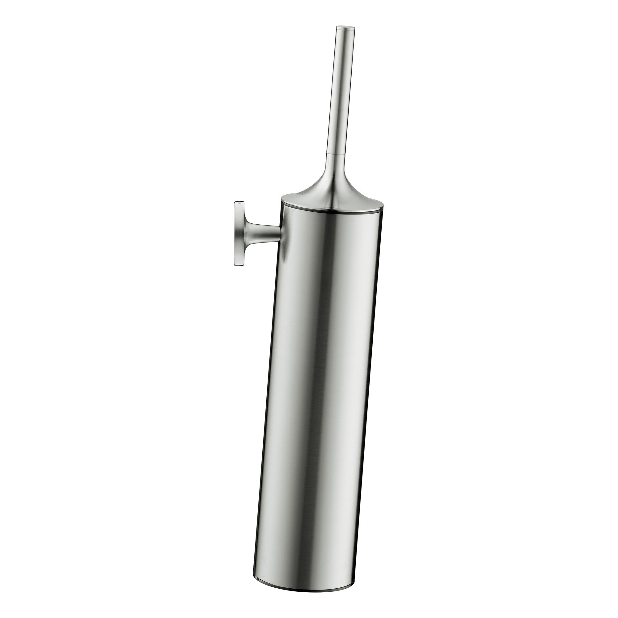 duravit starck t wall mounted toilet brush holder brushed stainless steel