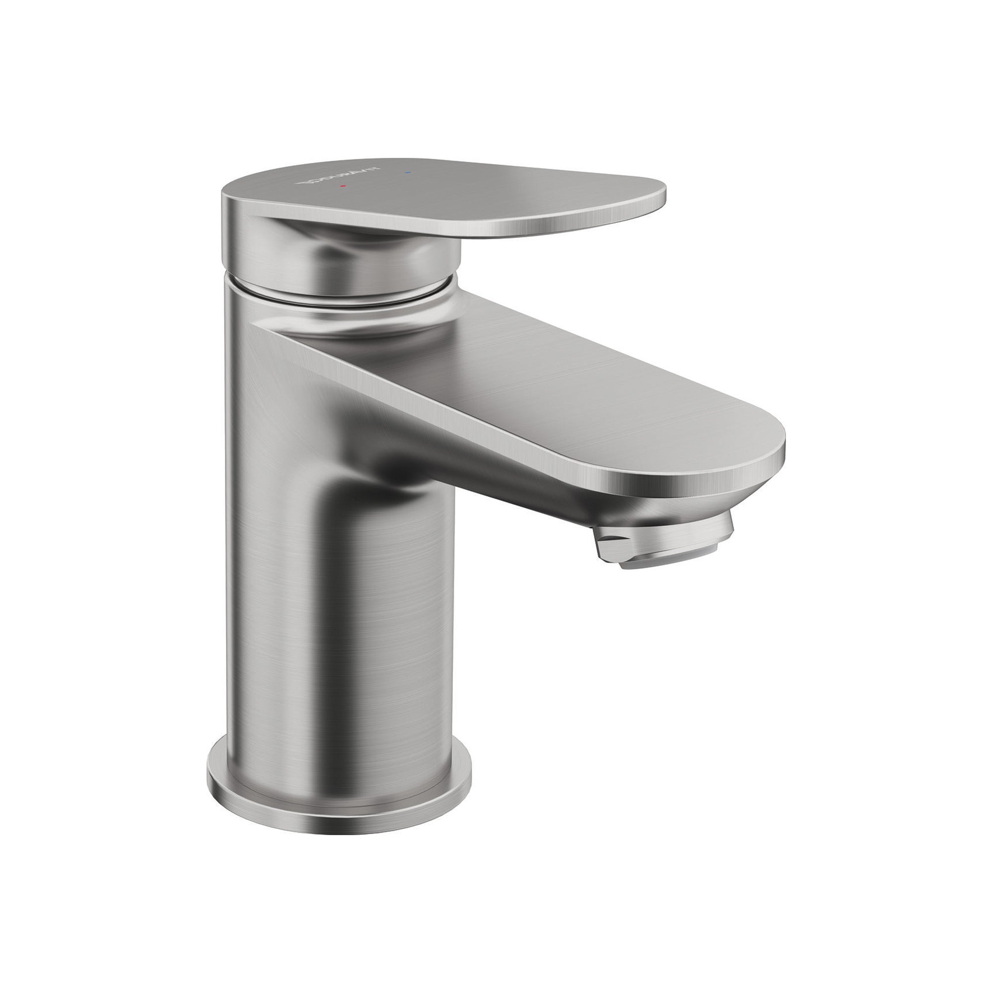 duravit wave mini single lever basin mixer brushed stainless steel
