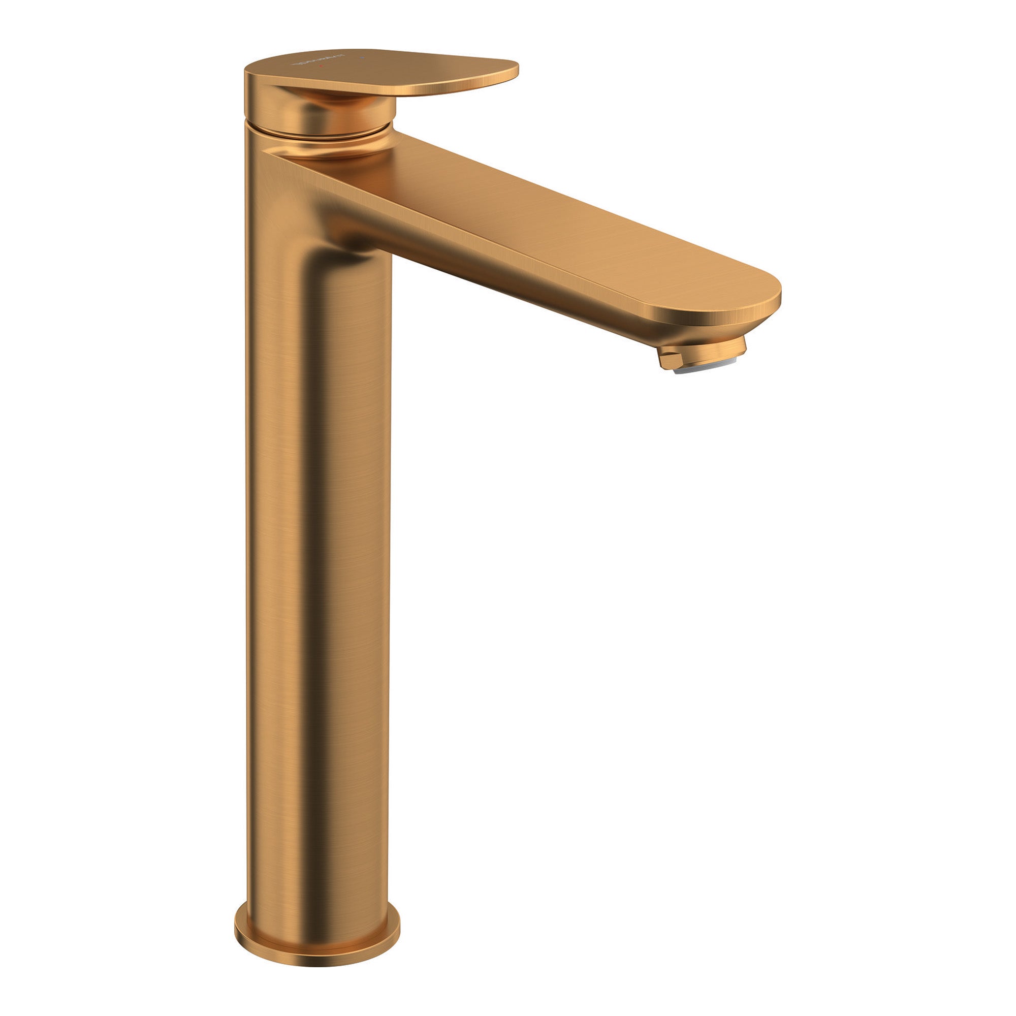 duravit wave tall single lever basin mixer brushed bronze
