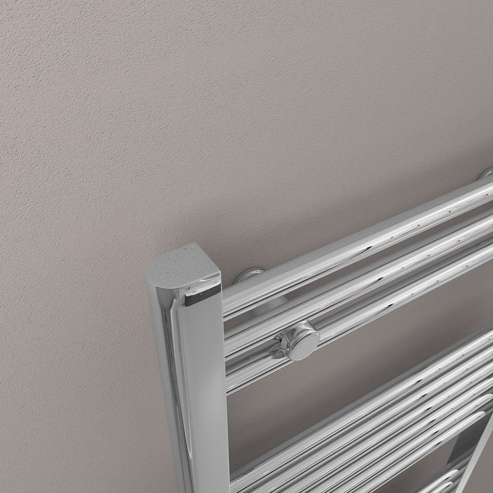 Madrid Dry Element Electric Heated Towel Rail With On & Off Button Chrome