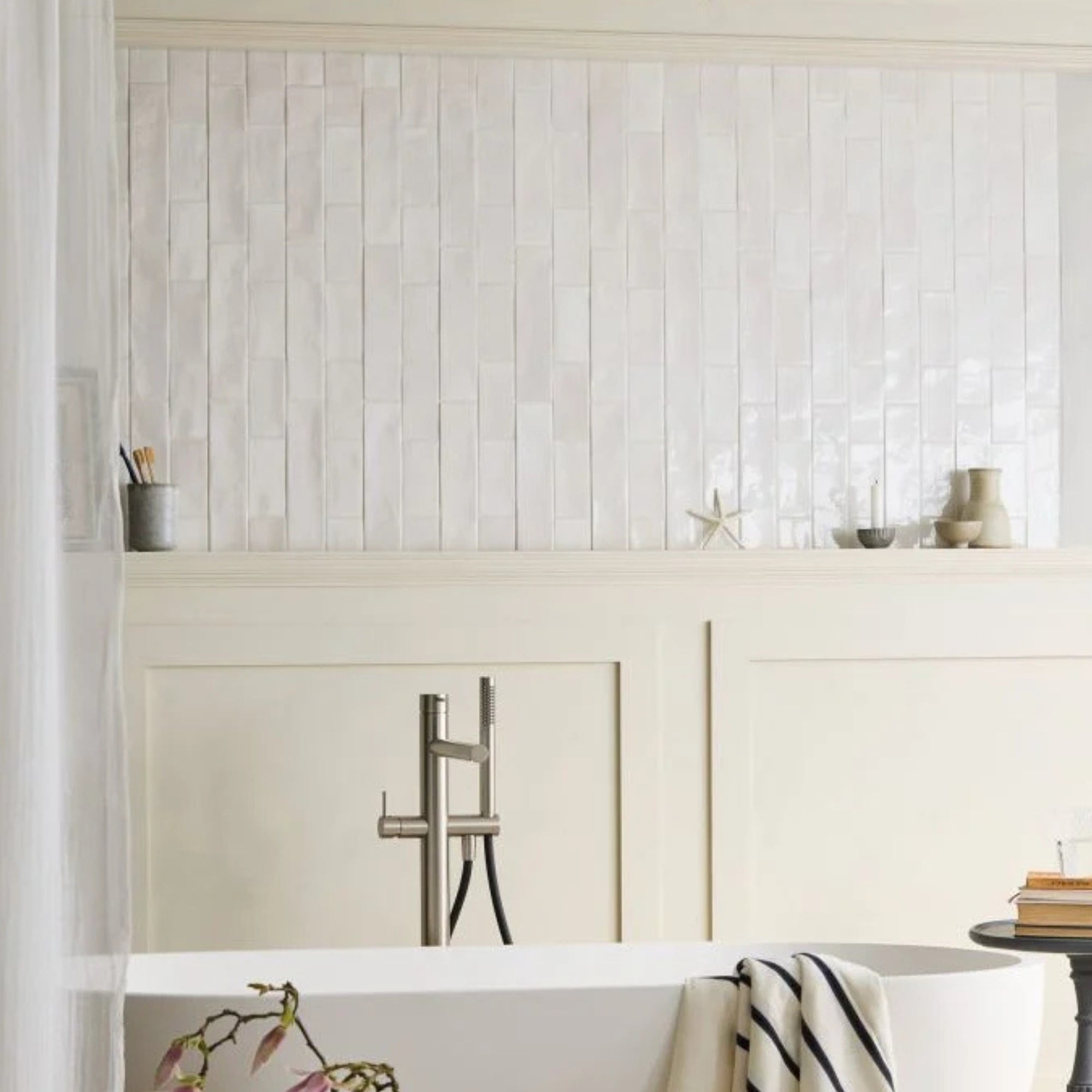 Elba Piuma Wall Tile 6x25cm Gloss