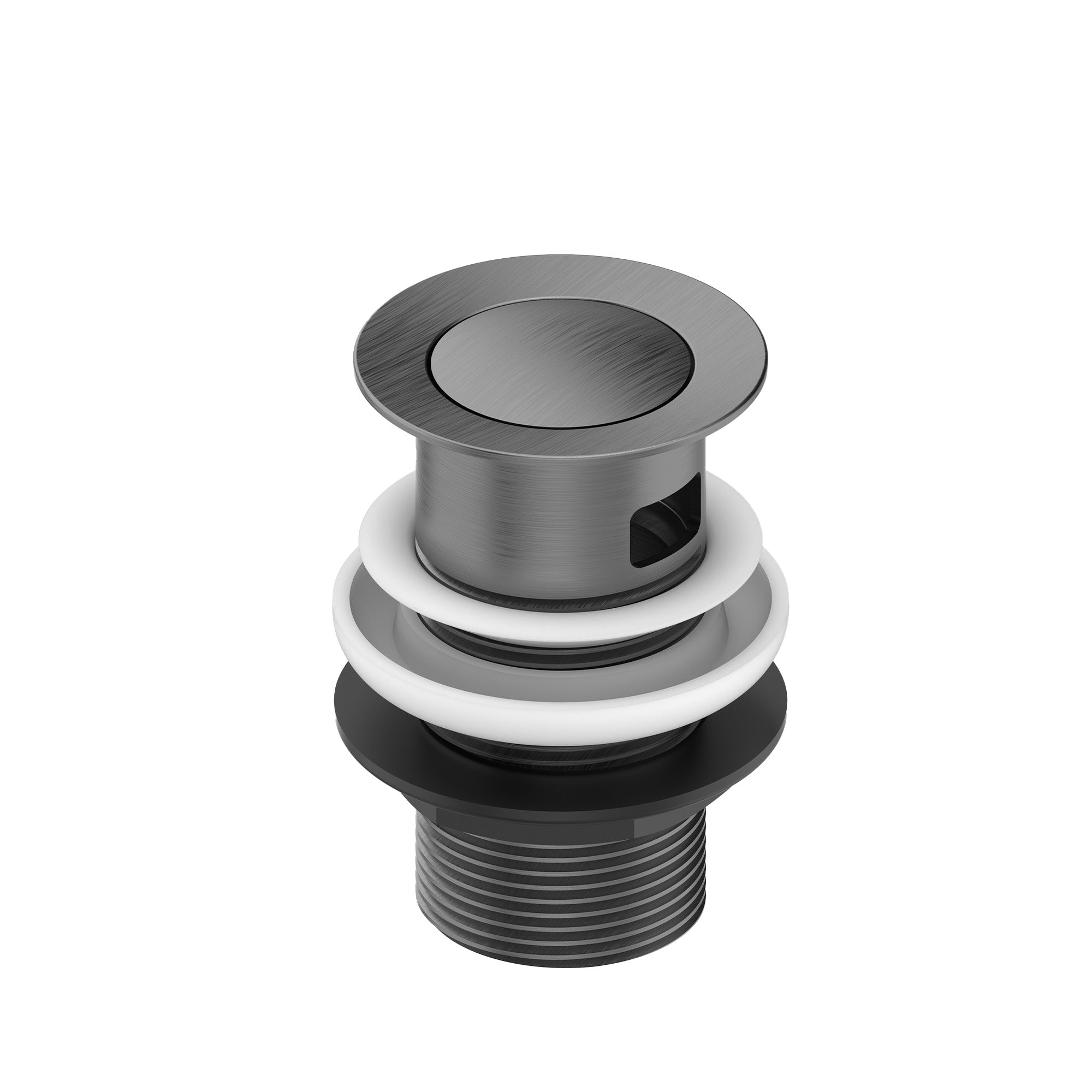 elliot click clack slotted basin waste gunmetal