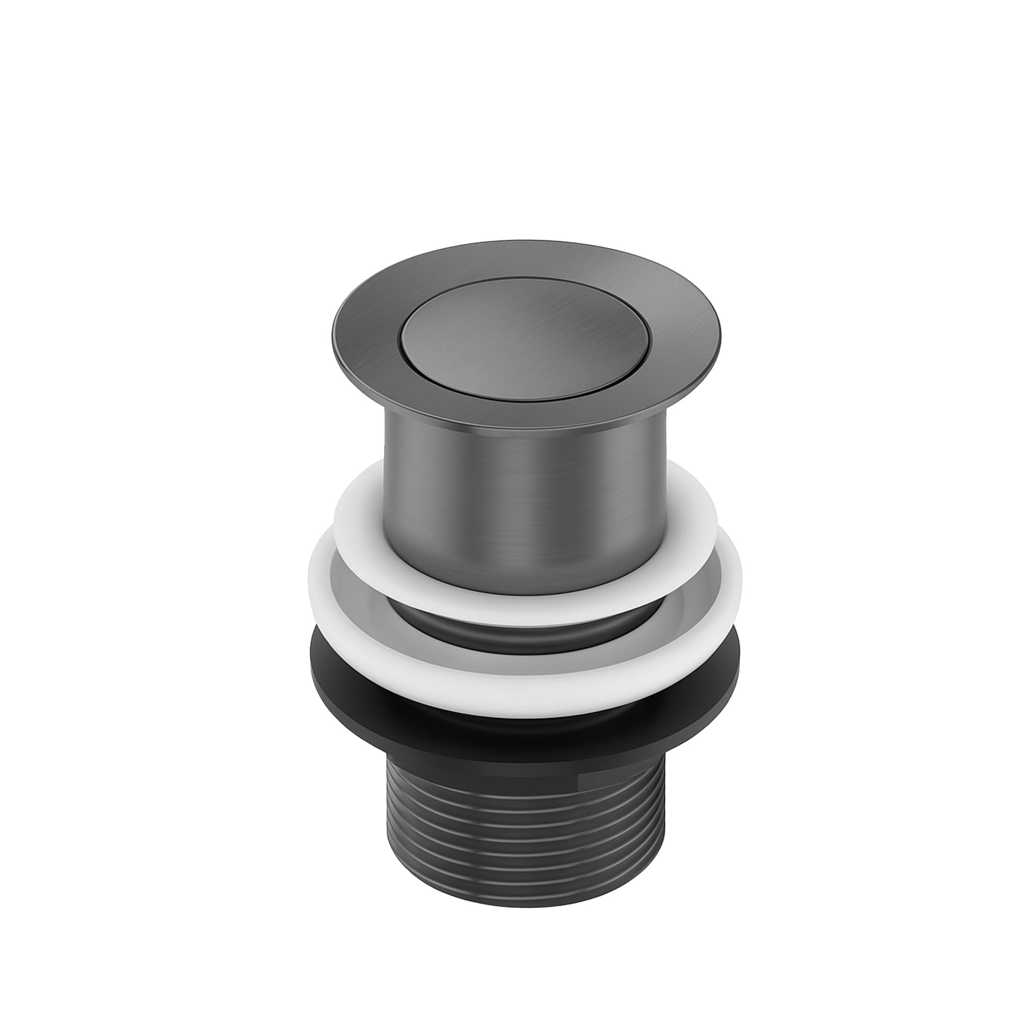 elliot click clack unslotted basin waste gunmetal