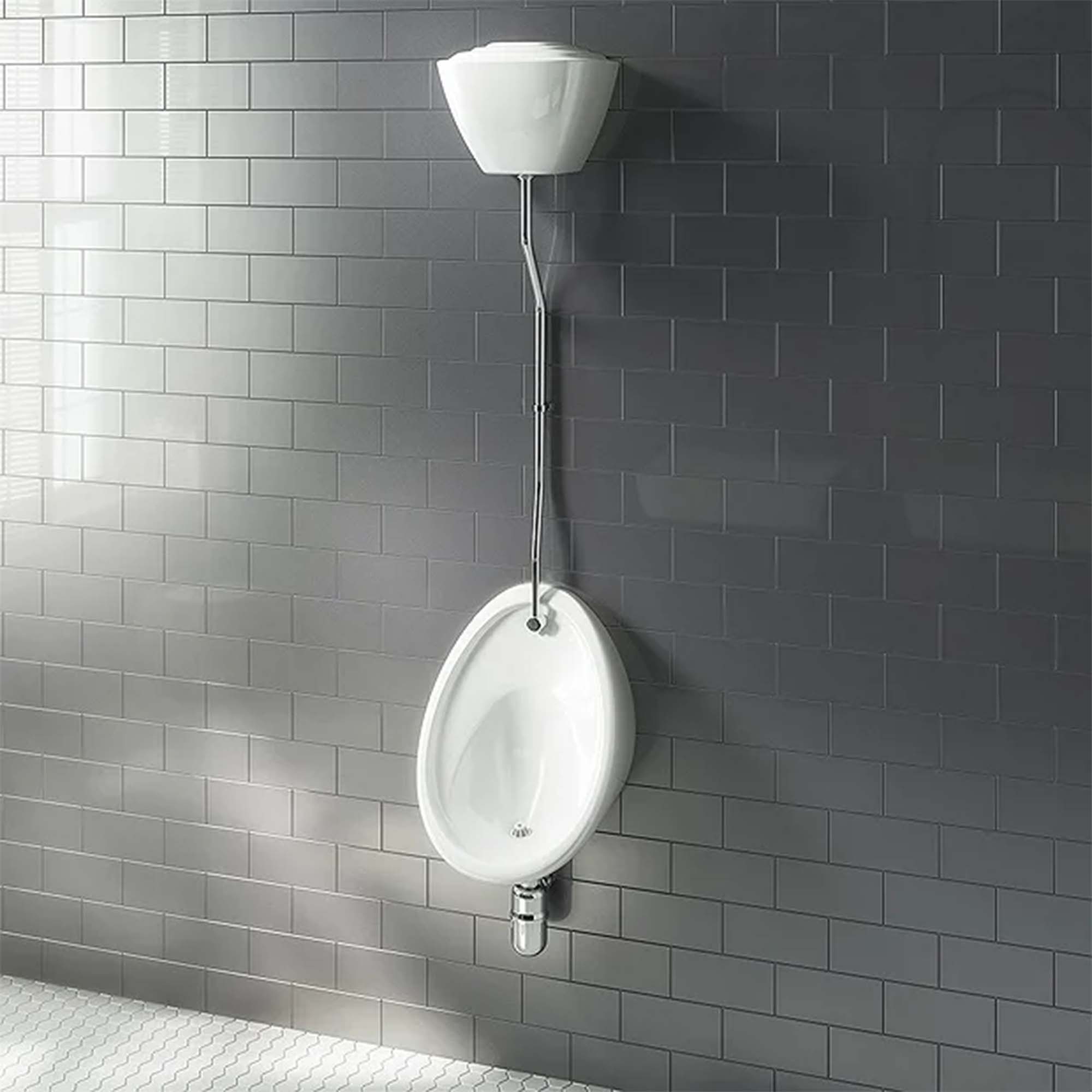 exposed urinal pack 500mm urinal bowl with 9l ceramic cistern