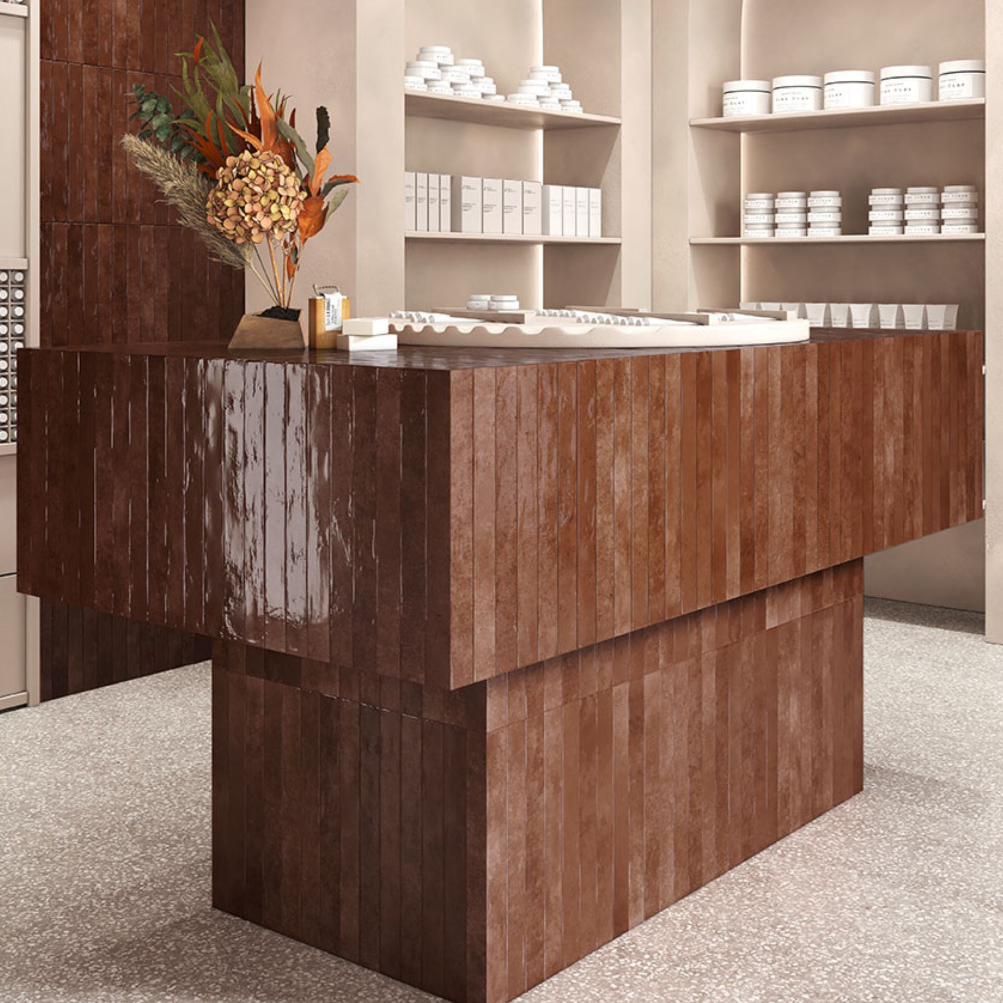 Fado Chutney Porcelain Tile 4.8x45cm Gloss