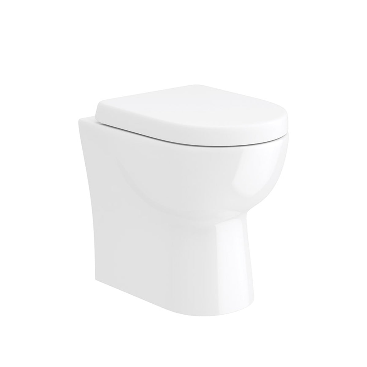 Fraser Semi Comfort Height Rimless Back To Wall WC Pan With Soft Close ...