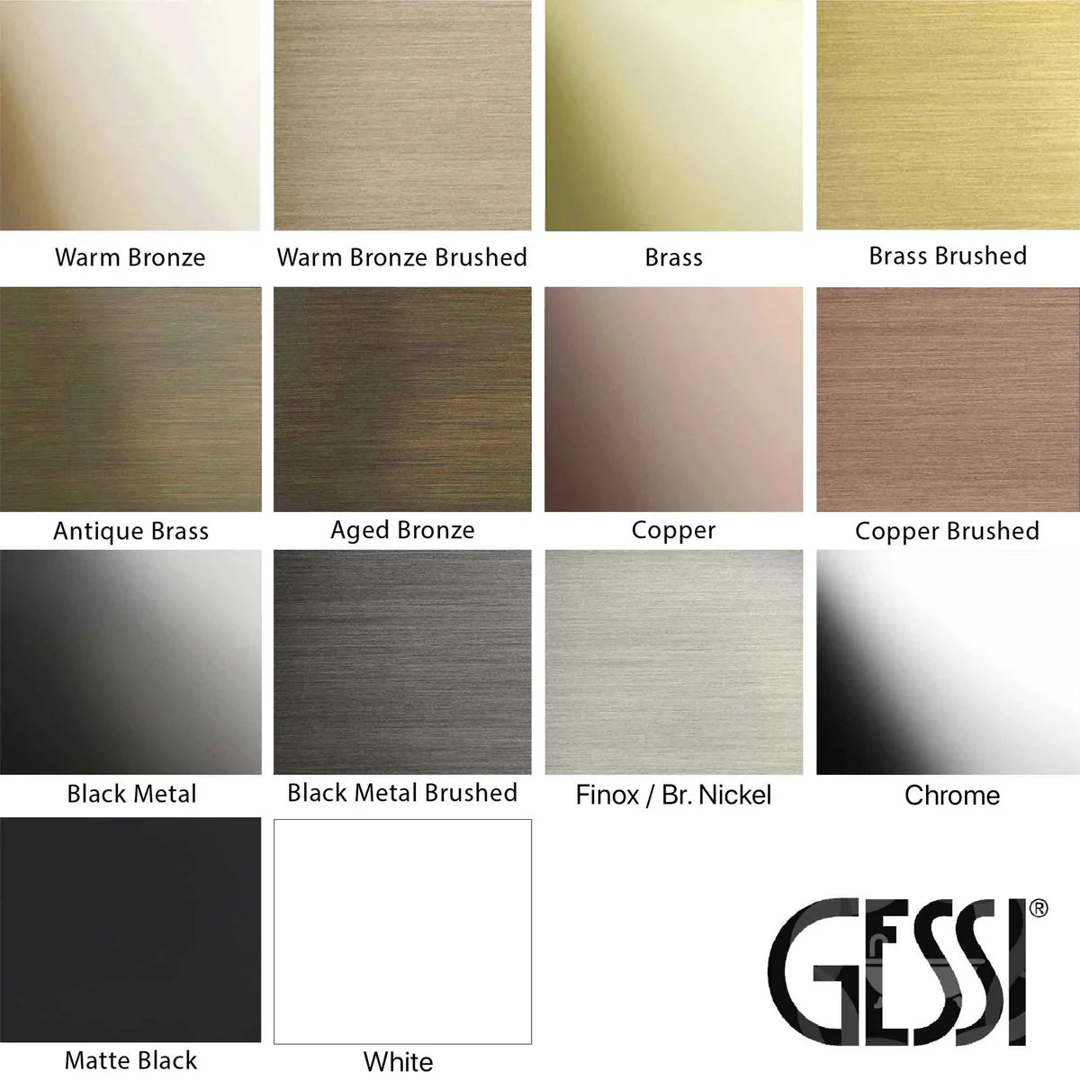 Gessi Emporio Exposed Thermostatic Rigid Riser Shower with Handset Colour Graph- Deluxe Bathrooms Ireland